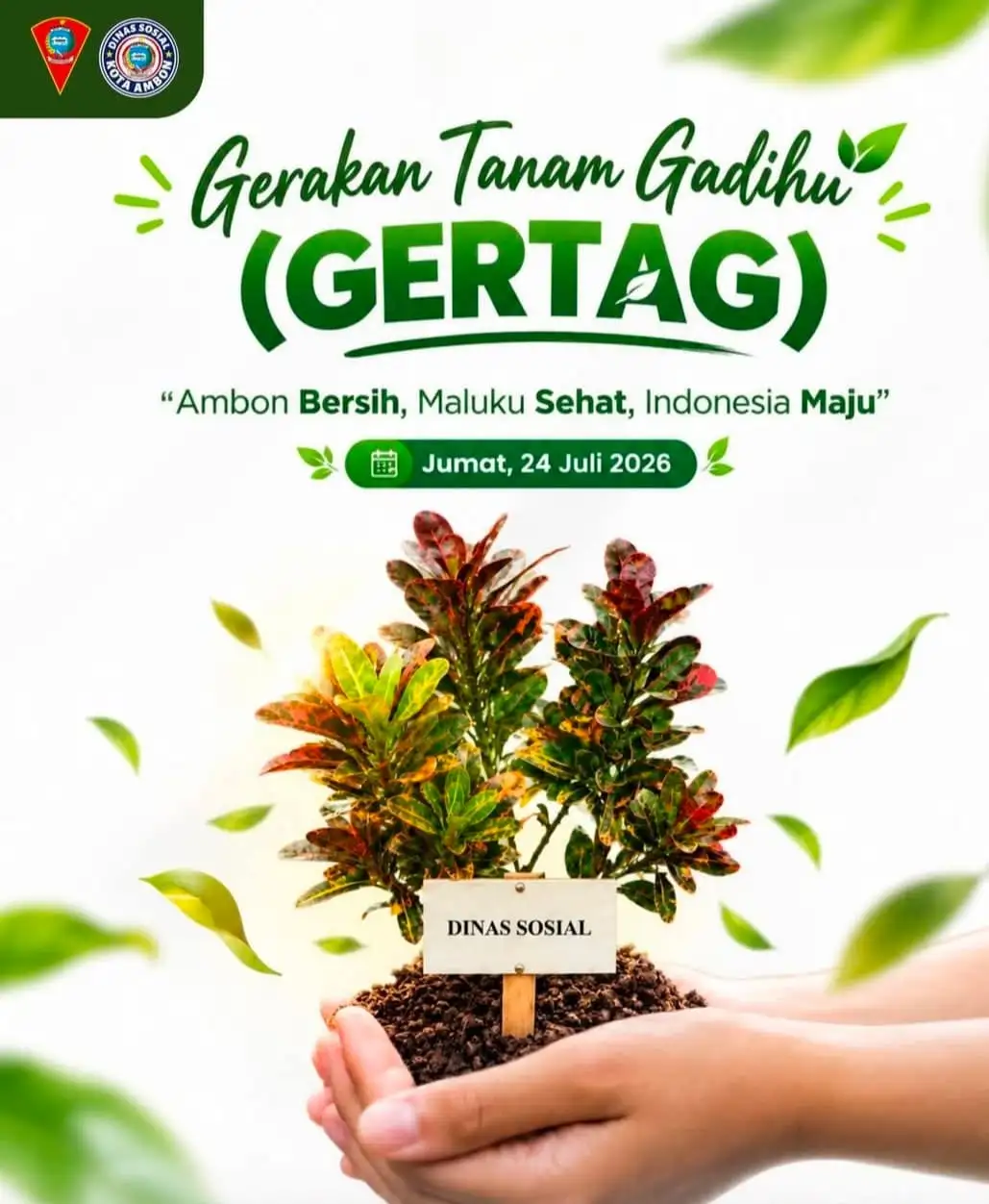 Dinas Sosial Kota Ambon Ambil Bagian dalam Gerakan Tanam Gadihu Sambut HUT ke-451 Kota Ambon