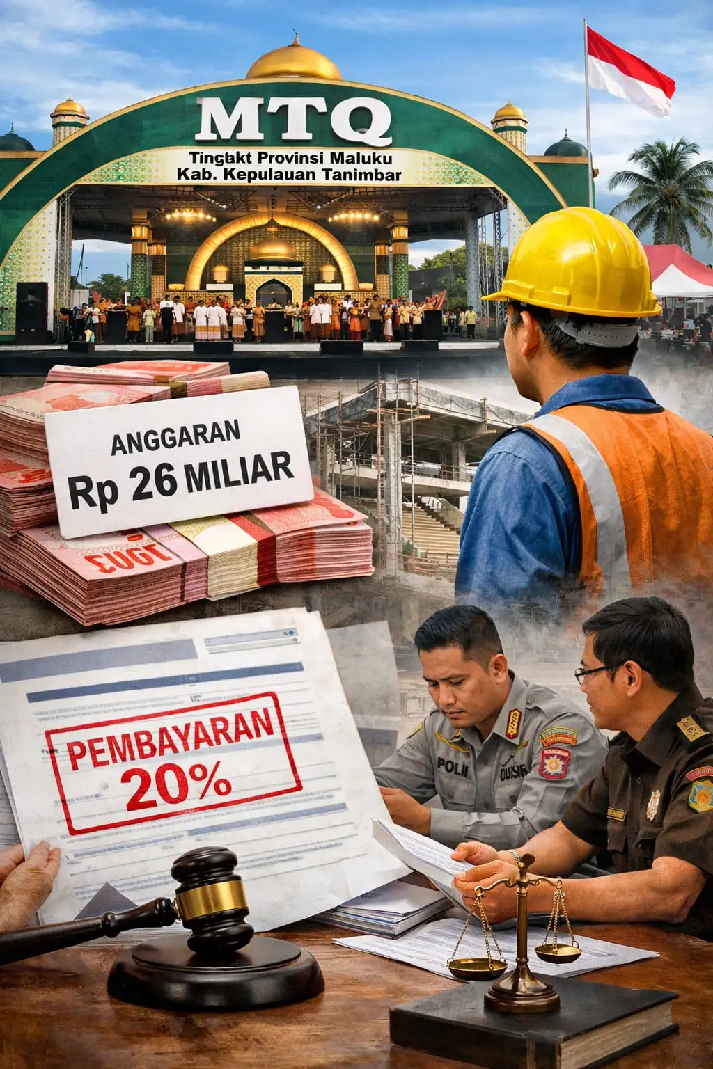 Anggaran MTQ Rp26 Miliar di Tanimbar Disorot: Proyek Belum Rampung, Pembayaran Baru 20 Persen
