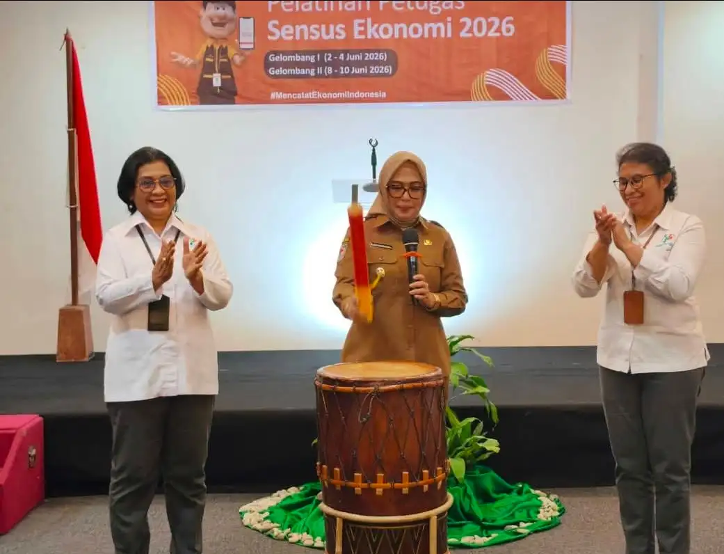 Sensus Ekonomi 2026: Wakil Wali Kota Ambon Minta Pelaku Ekonomi Digital Dan Profesi Baru Masuk Data