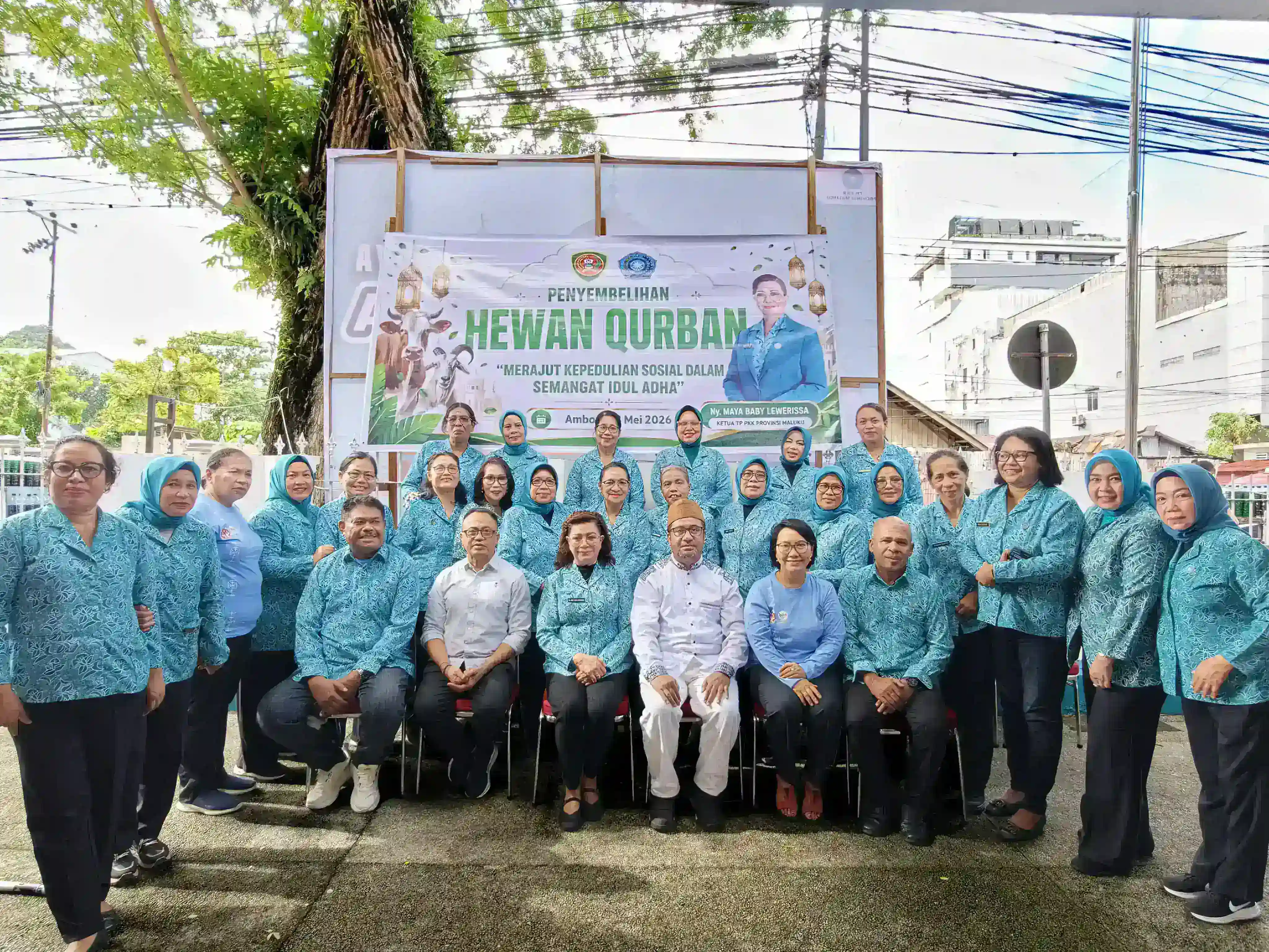 TP PKK Maluku Tebar Berkah Qurban