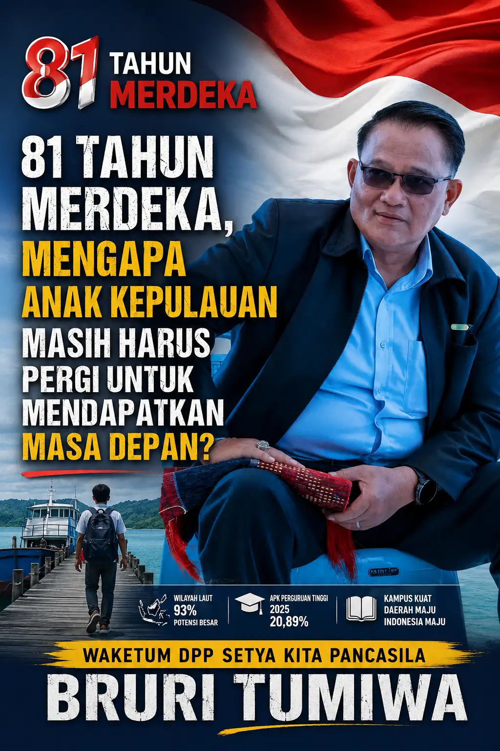 81 Tahun Merdeka, Mengapa Anak Kepulauan Masih Harus Pergi untuk Mendapatkan Masa Depan?