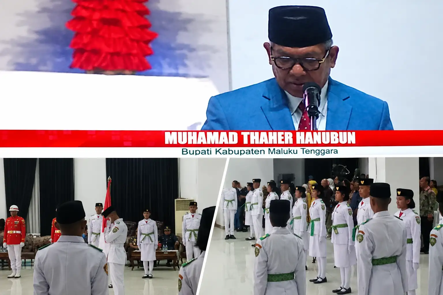 Paskibraka Maluku Tenggara Dikukuhkan, Thaher Hanubun: Kalian Putra-Putri Terbaik Malra