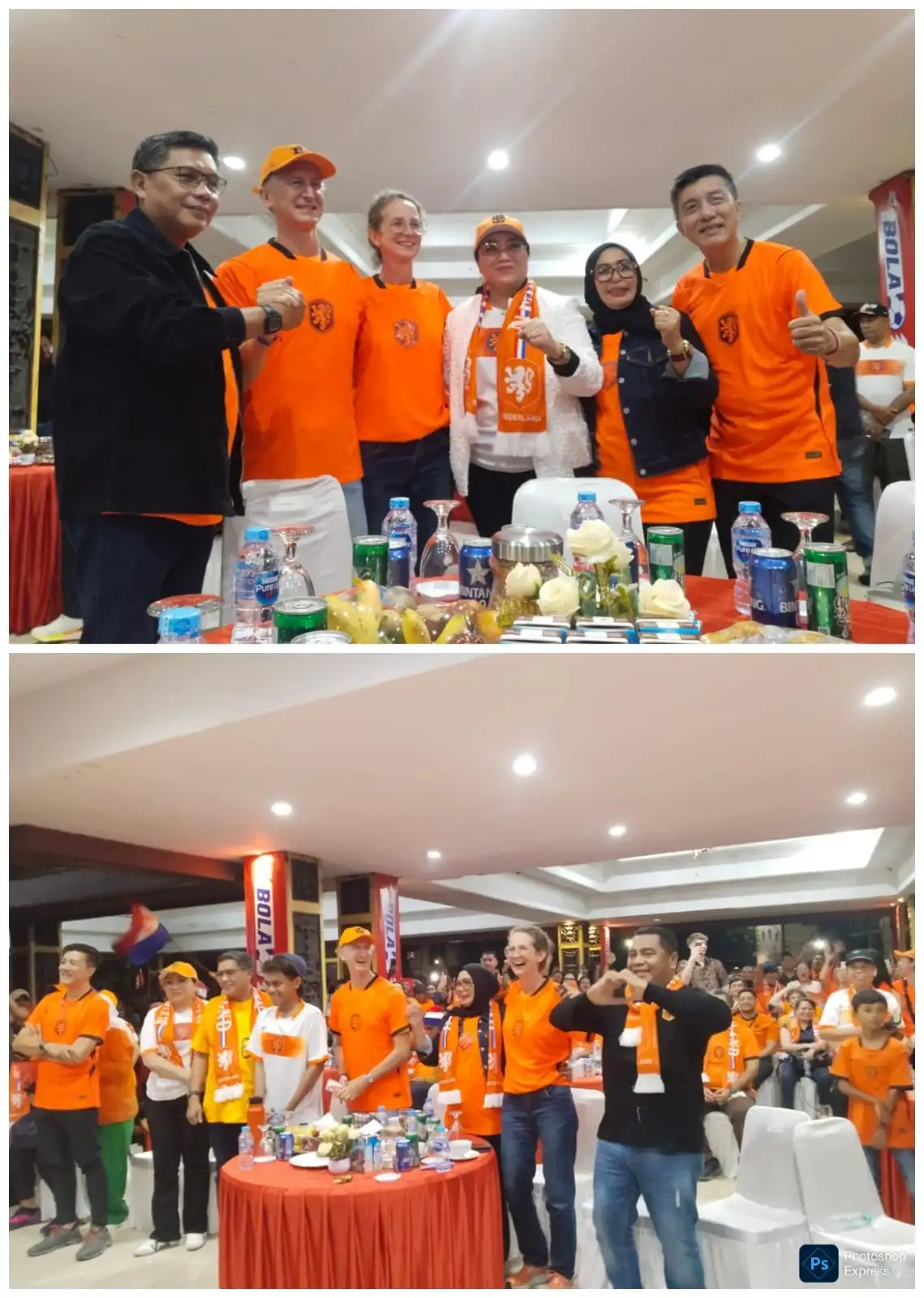 PAKAI JERSEY ORANYE, WALIKOTA AMBON: INI BUKTI CINTA UNTUK DUBES BELANDA
