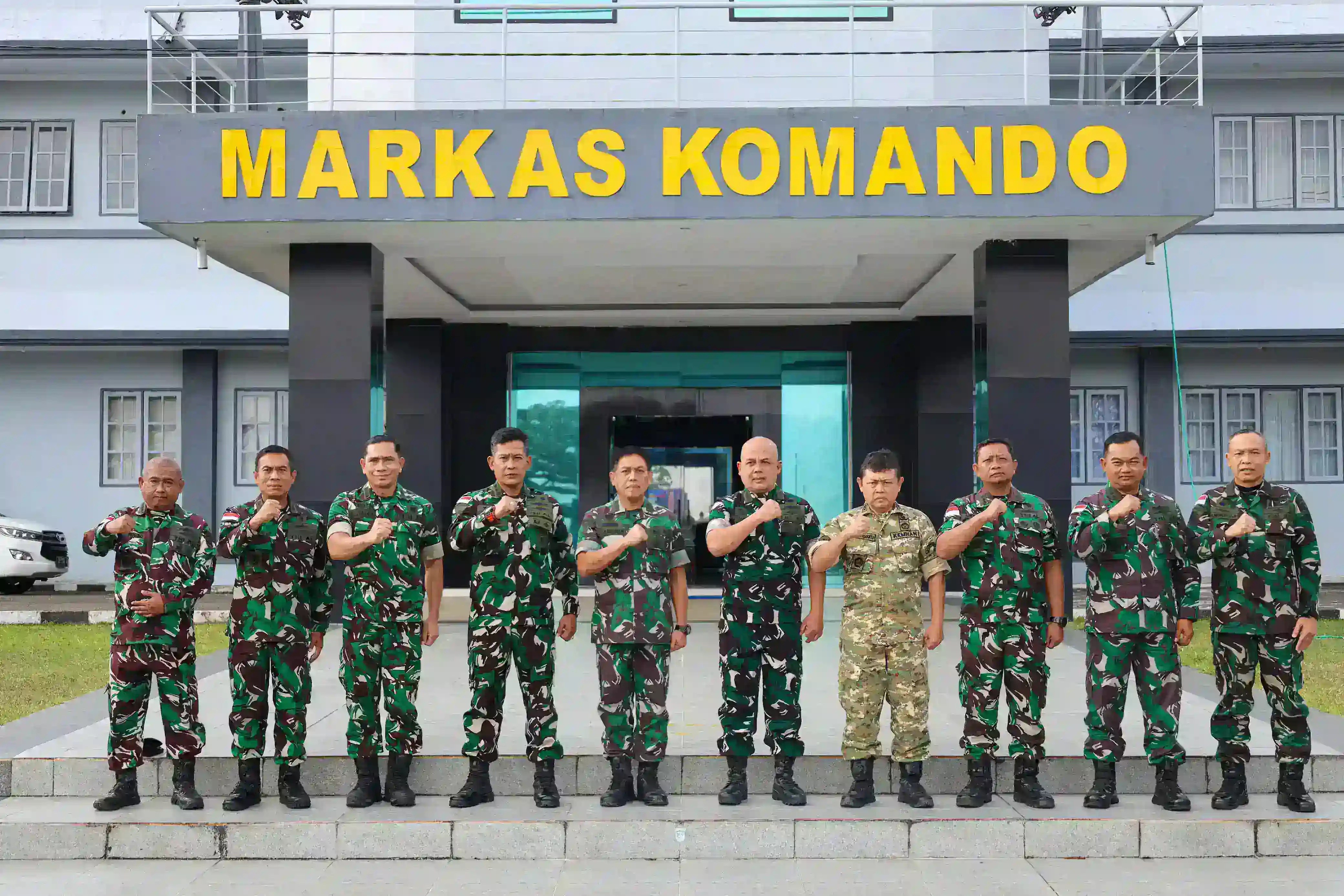 Kodaeral IX Terima Tim Itjen Kemhan RI, Perkuat Pengawasan Pembangunan Infrastruktur