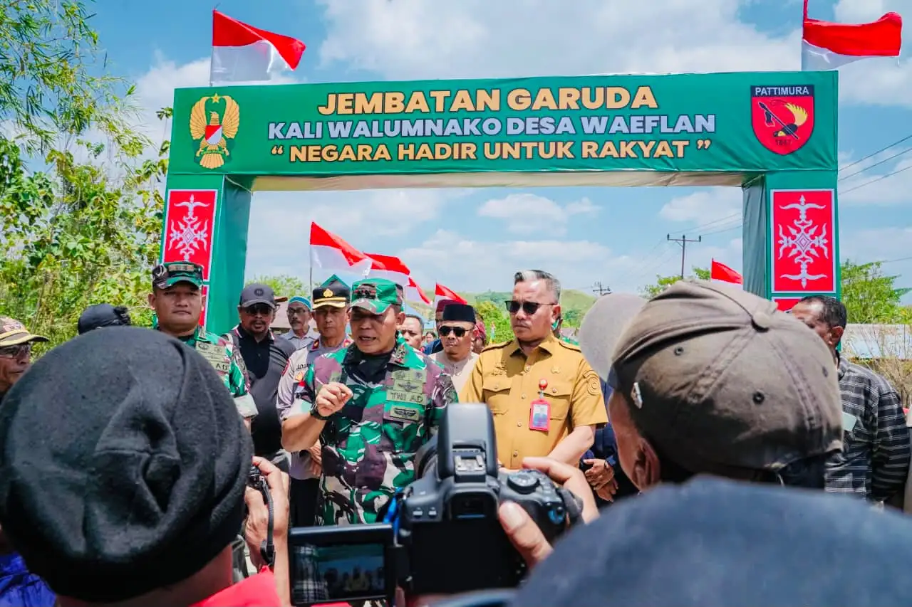 Sang Jenderal Petarung' Resmikan 8 Jembatan di Pulau Buru, Akses Warga Kini Makin Terbuka