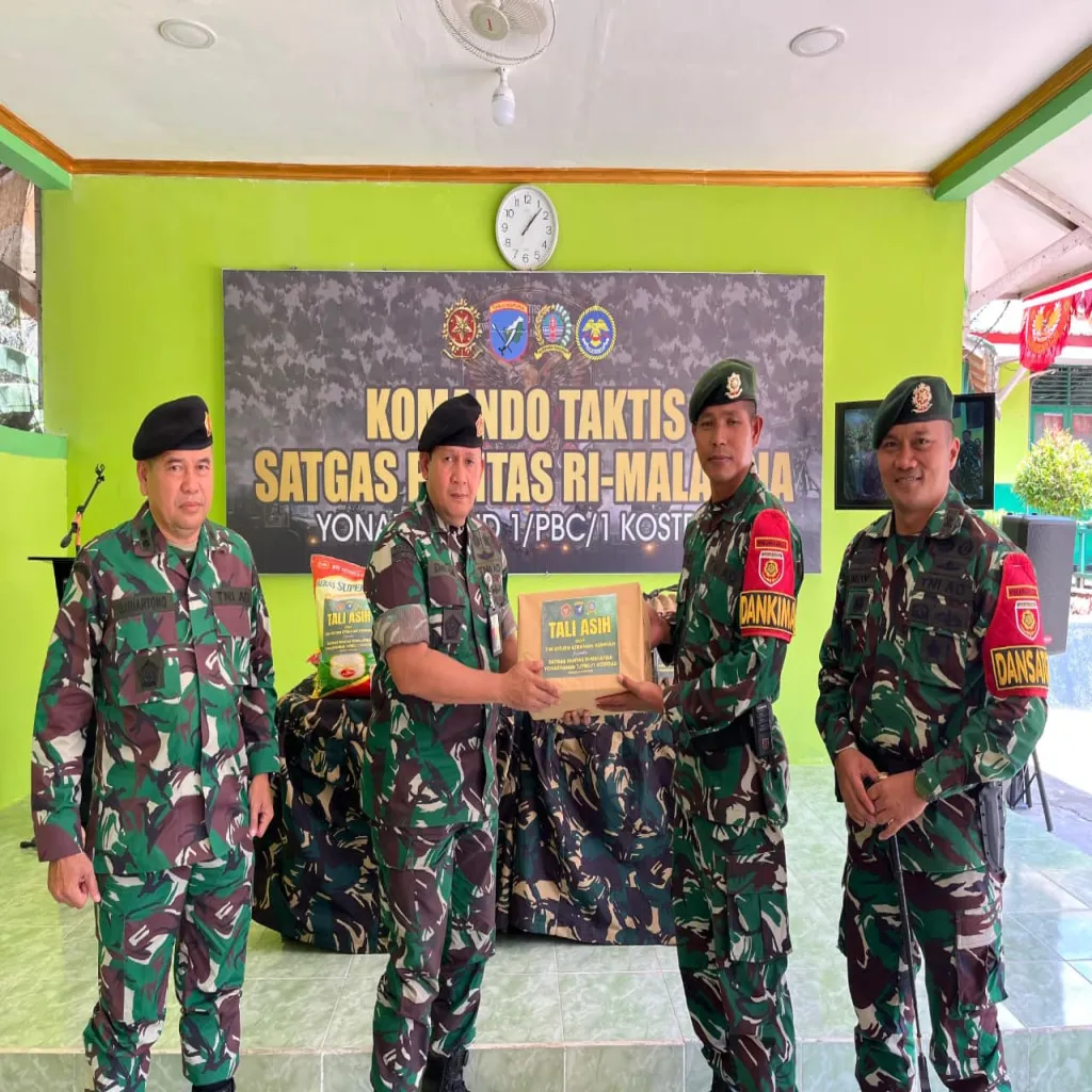 Kemhan RI Tinjau Tugas Pasukan TNI di Perbatasan Kalimantan, Pastikan Pengamanan Berjalan Optimal