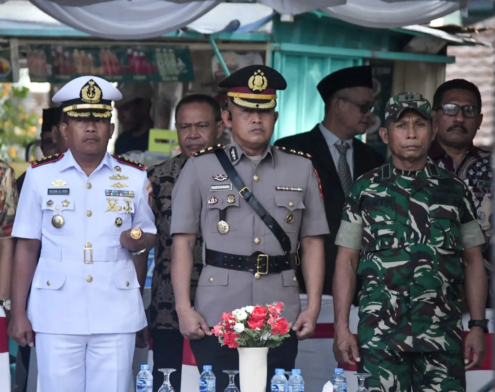 Dansathantai Kodaeral IX Hadiri Pelantikan 224 Pejabat Pemkot Ambon