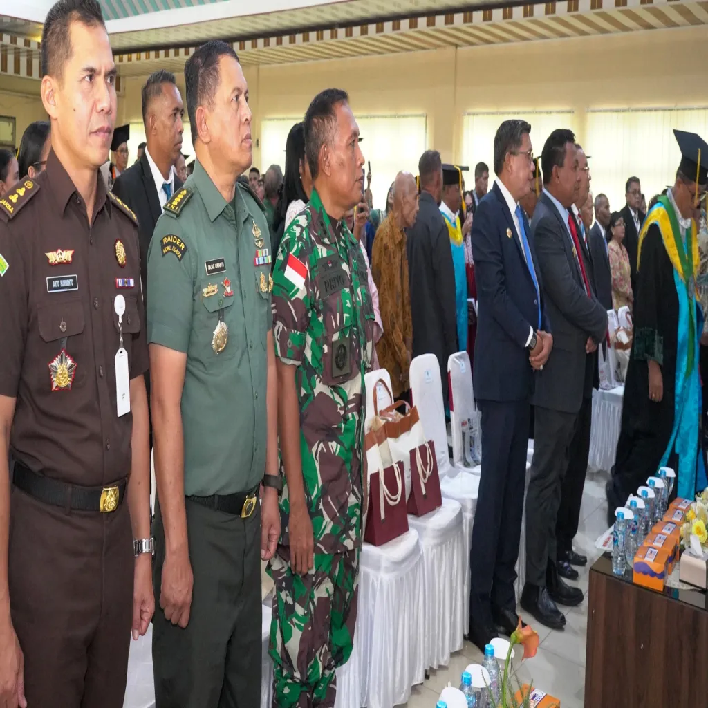 Pererat Sinergitas, Sahli A Wilnas Kodaeral IX Hadiri Pengukuhan Enam Guru Besar Universitas Pattimura