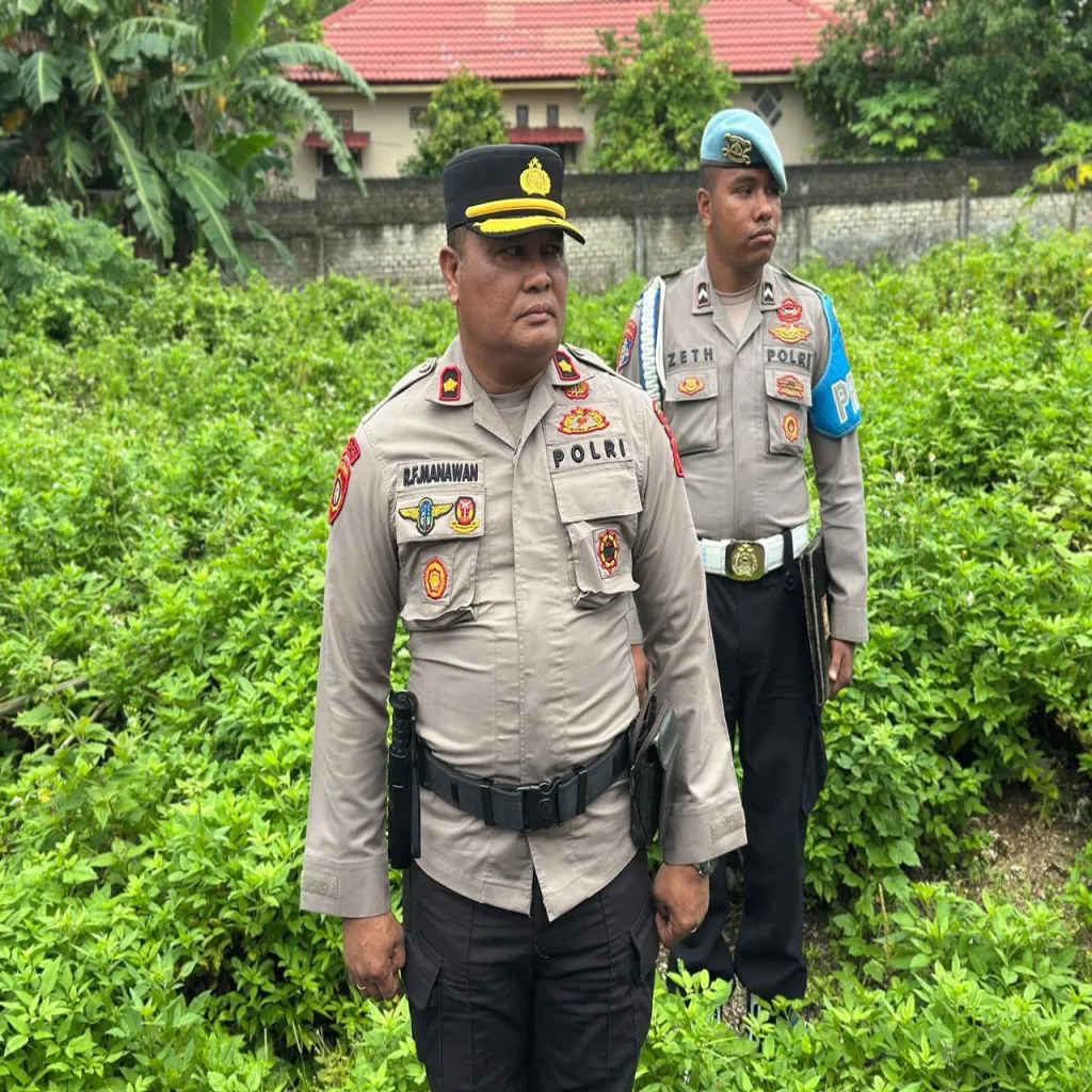 PERSONIL POLRES TUAL BERKANTOR DI DESA FIDITAN, PERKUAT UPAYA CEGAH BENTROK SUSULAN