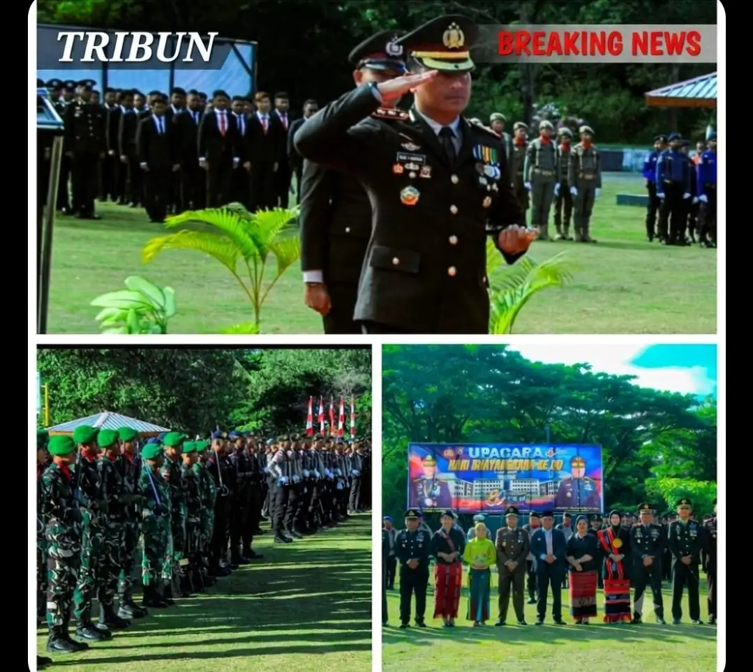 POLRES MALUKU BARAT DAYA GELAR UPACARA HARI BHAYANGKARA KE-80, PERKUAT SINERGI DAN KOMITMEN MELAYANI MASYARAKAT