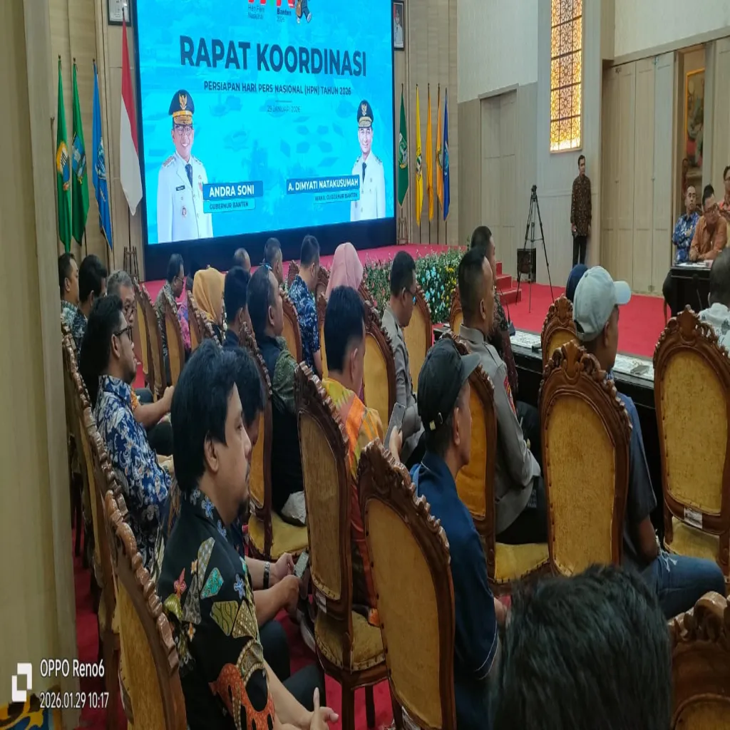 HPN 2026: Pemprov Banten Gerakkan Lintas OPD dan SMSI demi Sukseskan Agenda Nasional*