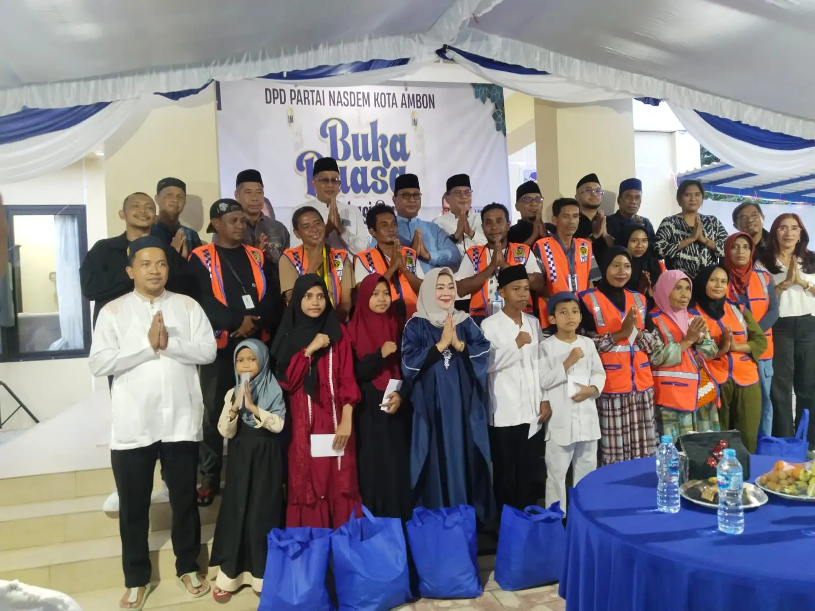 DPD NasDem Kota Ambon Gelar Buka Puas Bersama Dan Berbagi Kasih di Bulan Ramadhan