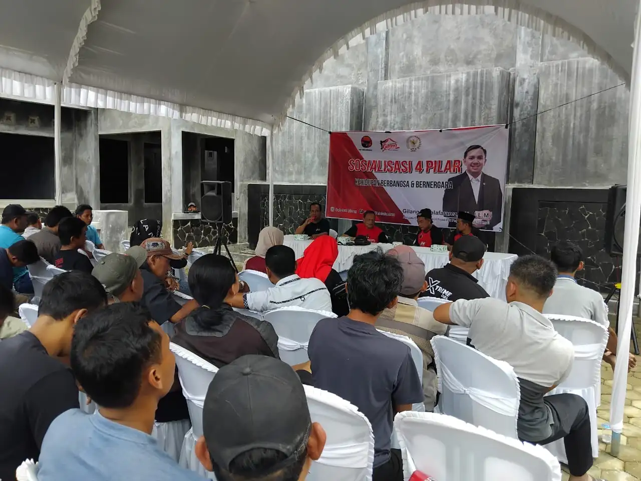 Sosialisasi  VII,4 Pilar kebangsaan Bernegara Bersama  Gilang Dhielafararez Komisi I DPR RI Fraksi PDIP