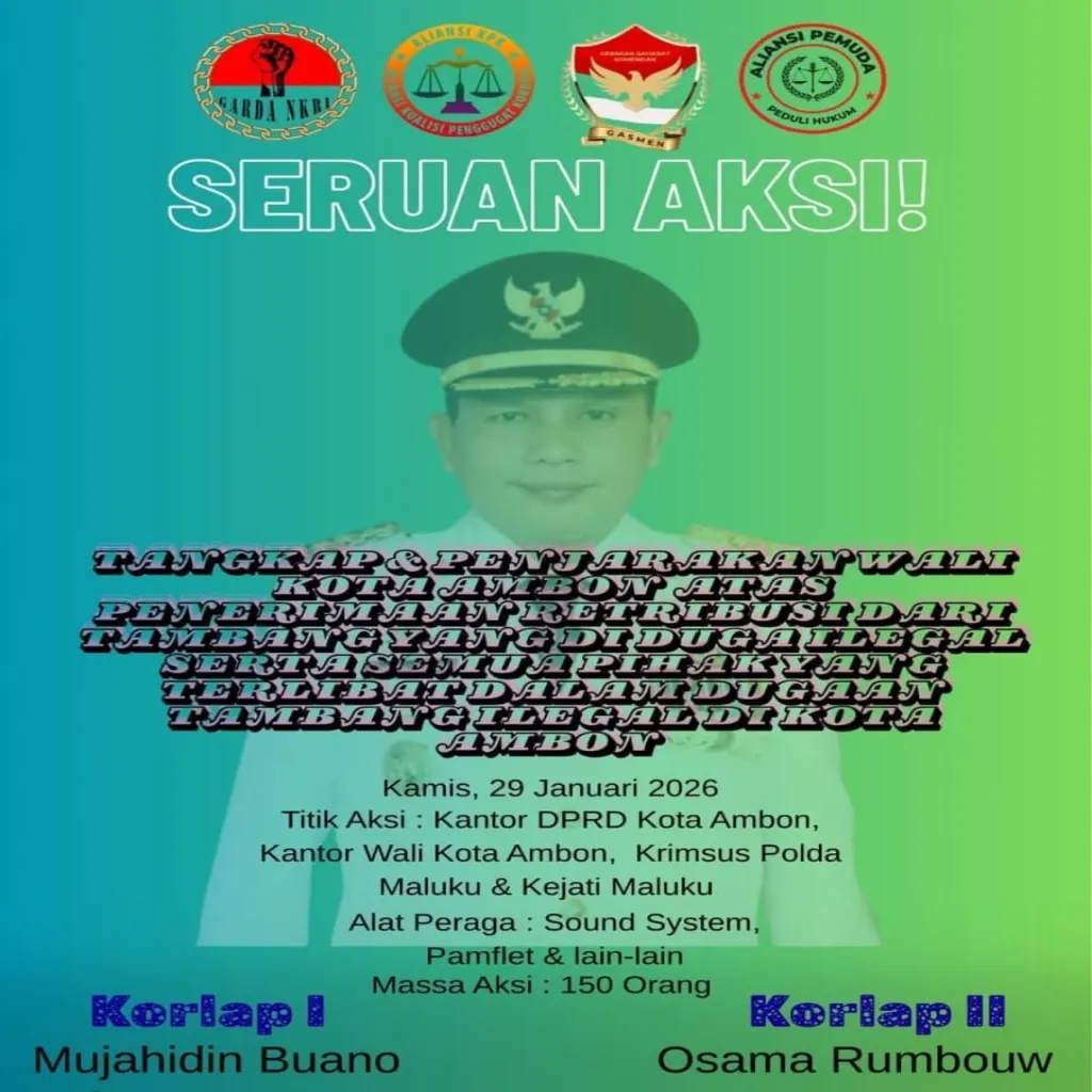 Dianggap Provokatif, dan Menyudutkan Walikota, Korlap Seruan Aksi akan di LP kan
