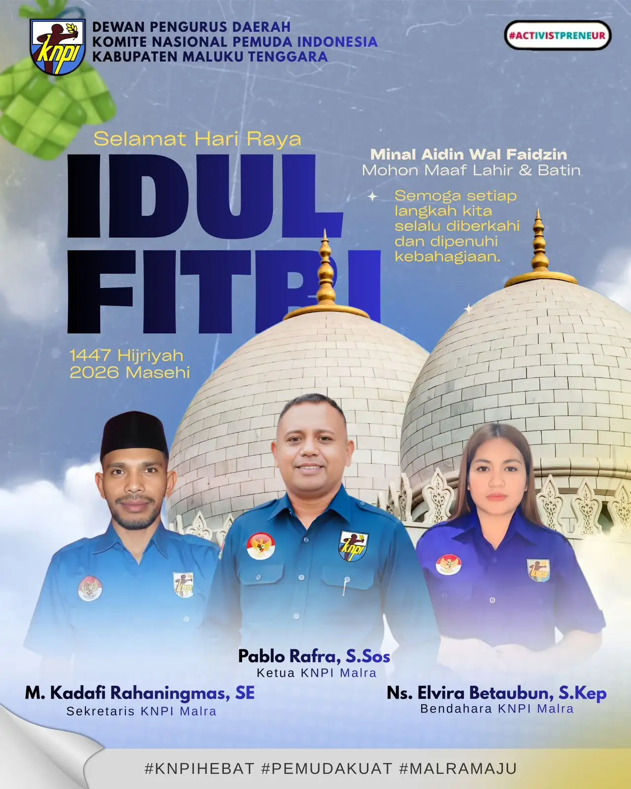 Momentum Idul Fitri 1447 H, KNPI Maluku Tenggara Ajak Pemuda Merawat Persatuan & Kesatuan