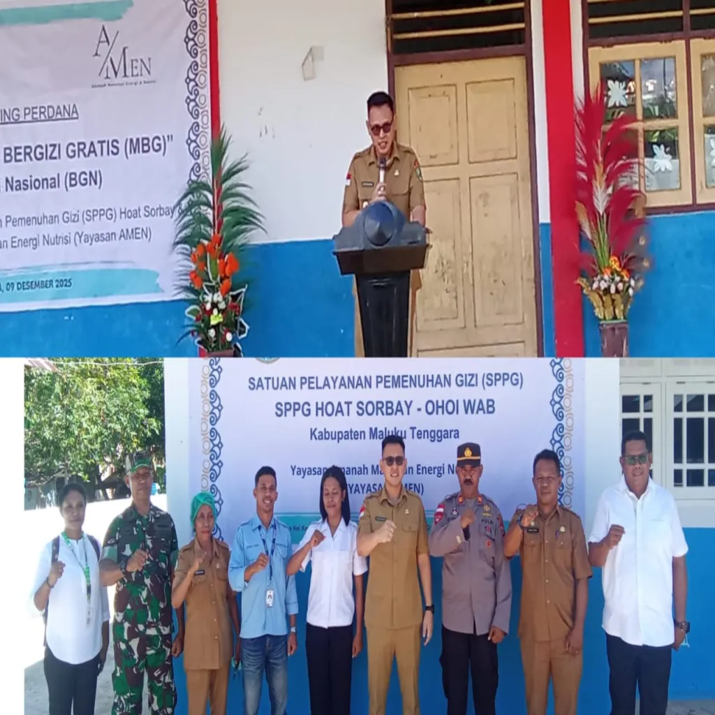 Wabup Malra Launching Program Makan Bergizi Gratis di Ohoi Wab, Tekankan Peran Keluarga dan Ekonomi Lokal.