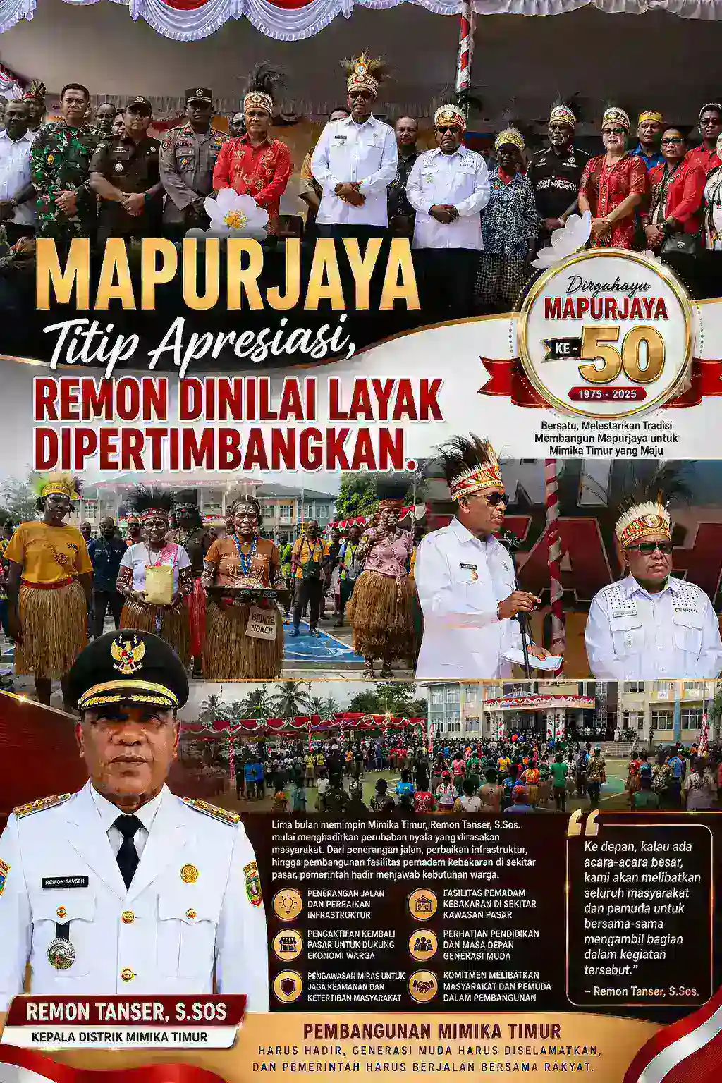 Mapurjaya Titip Aspirasi, Remon Dinilai Layak Dipertimbangkan