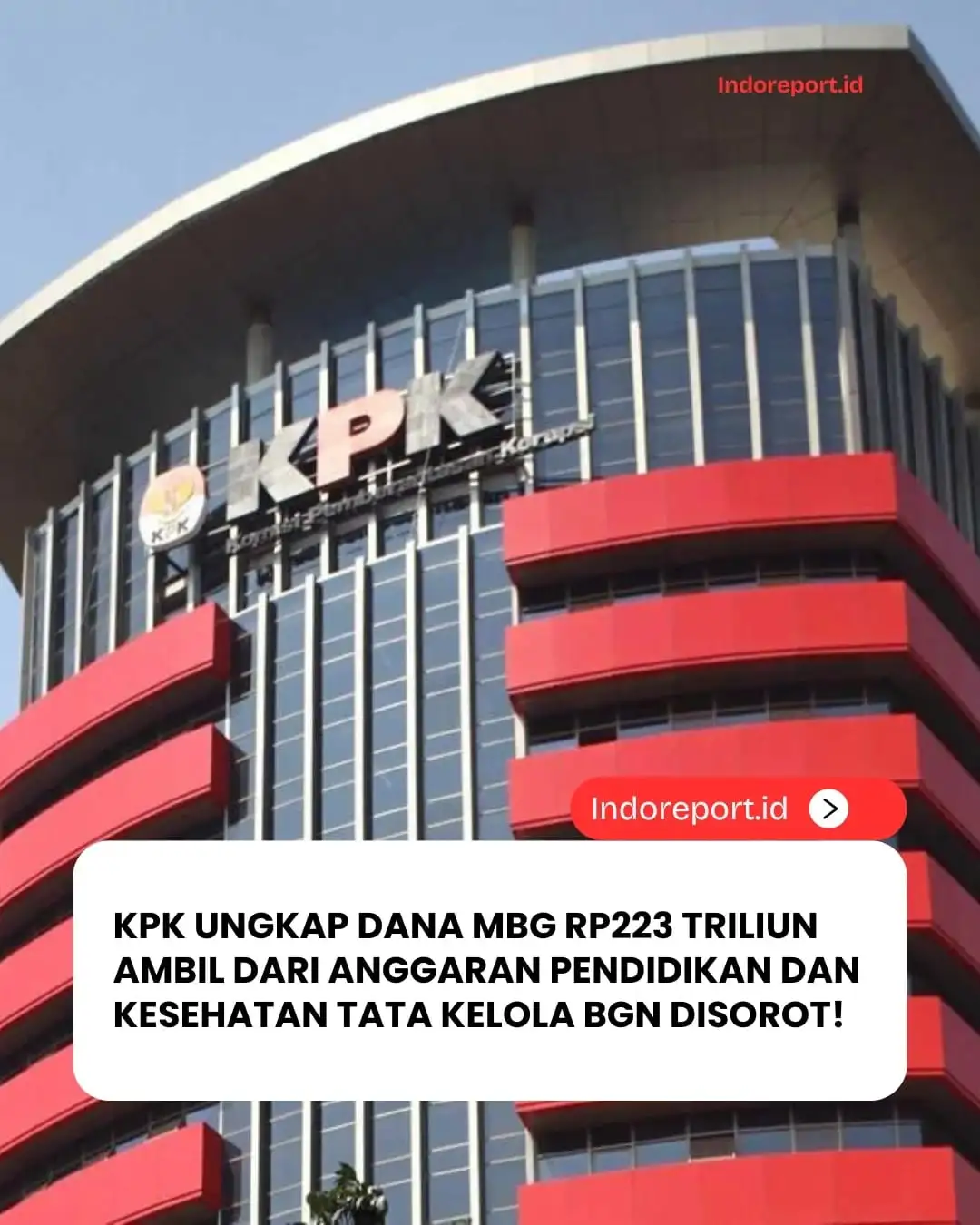 KPK Bongkar Fakta Pendanaan MBG, Anggaran Pendidikan dan Kesehatan Disebut Jadi Sumber Dana