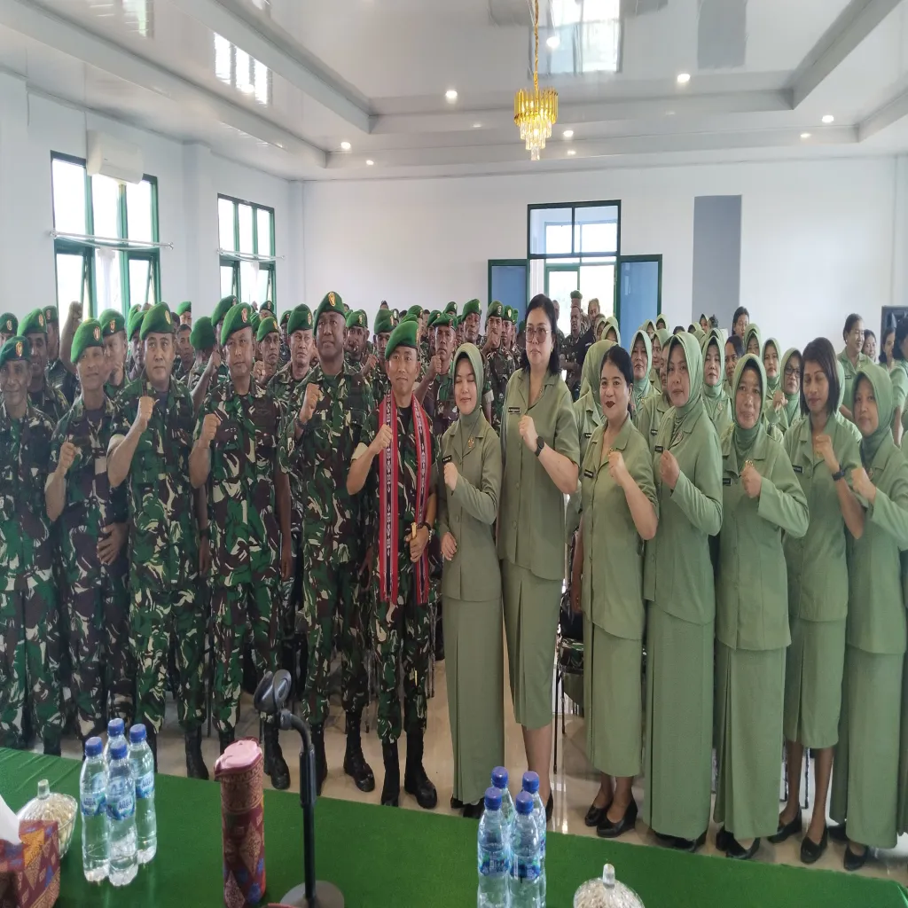 Serah Terima Dandim 1513/SBB Berlangsung Hikmat  Dan Penuh Kekeluargaan.
