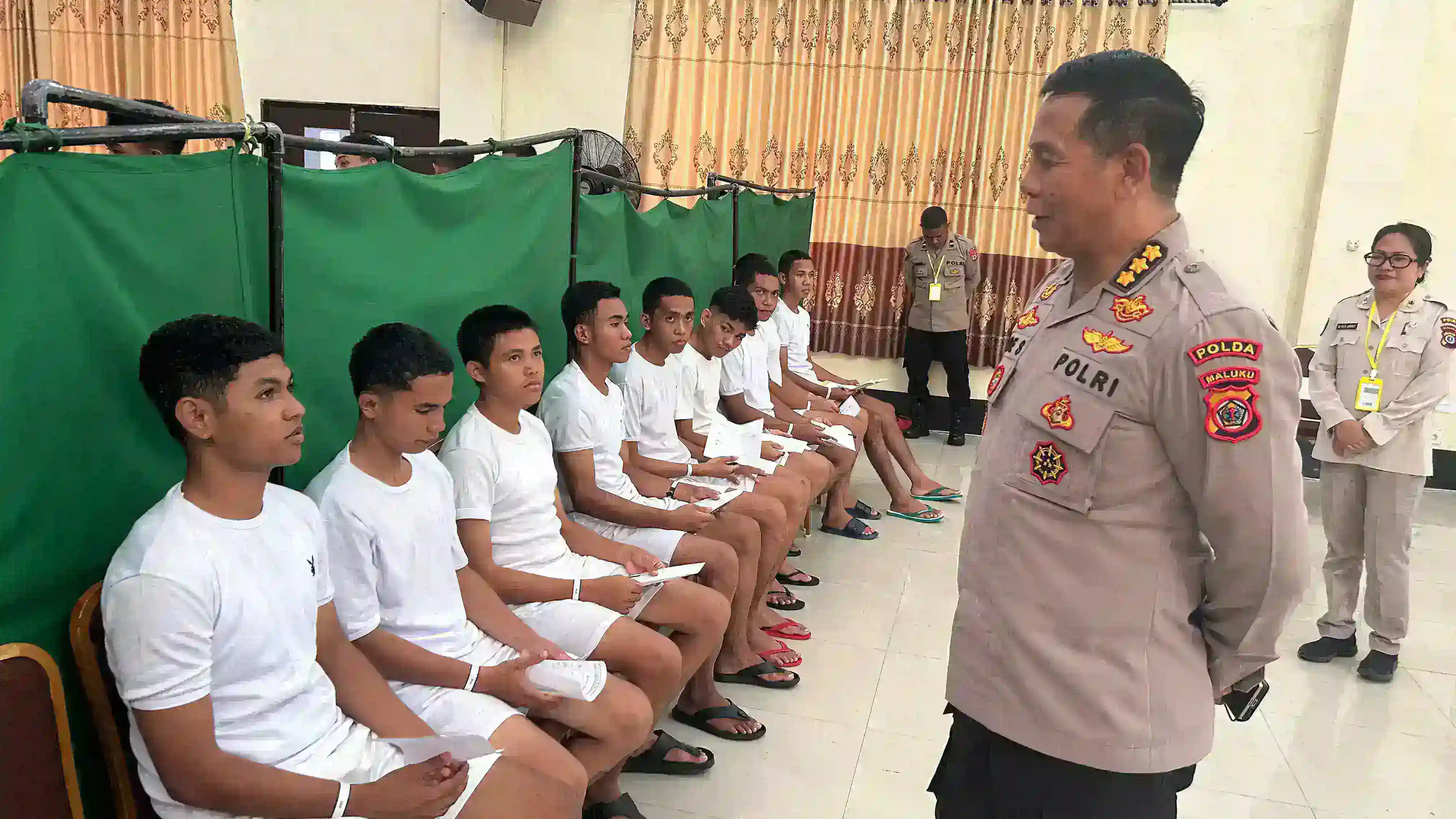 Irwasda Polda Maluku Perketat Pengawasan, Hari Ketujuh Rikkes Bintara Disorot Ketat