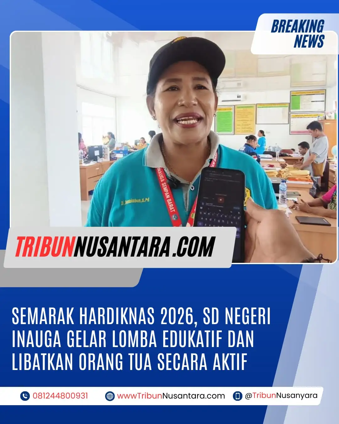 Semarak Hardiknas 2026 di Mimika: SD Negeri Inauga Dorong Kolaborasi Sekolah–Orang Tua Lewat Lomba Edukatif