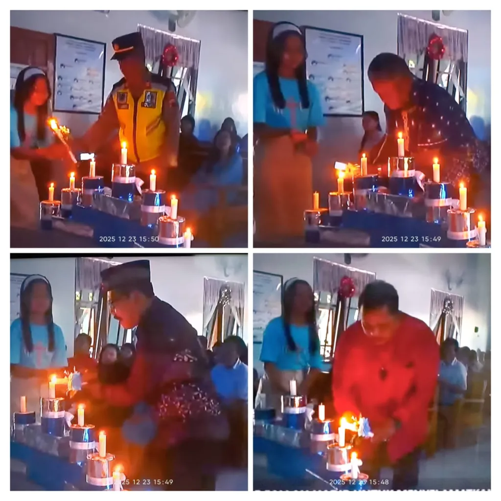 Pengamanan Perayaan Natal GBI Tiberias Genukharjo Berjalan Aman dan Khidmat