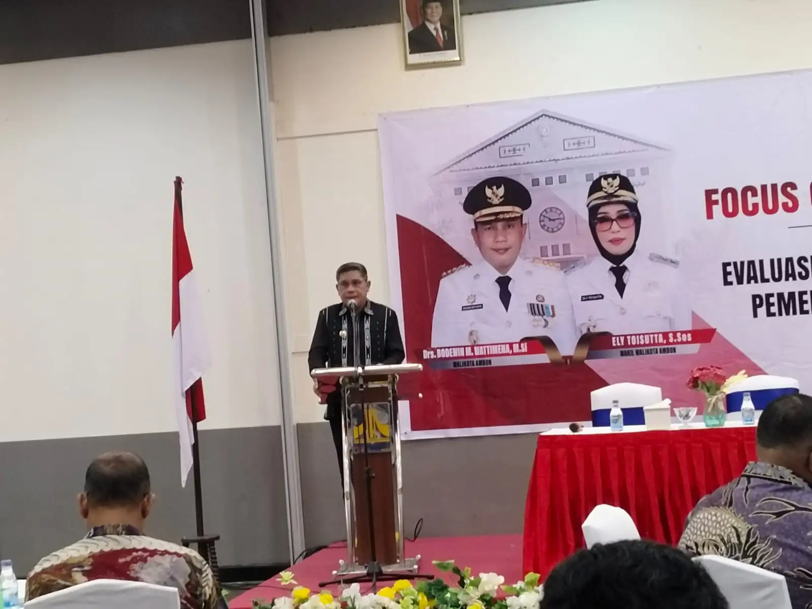 Buka FGD Evaluasi Kelembagaan, Wali Kota Ambon Instruksikan Reformasi Total Birokrasi