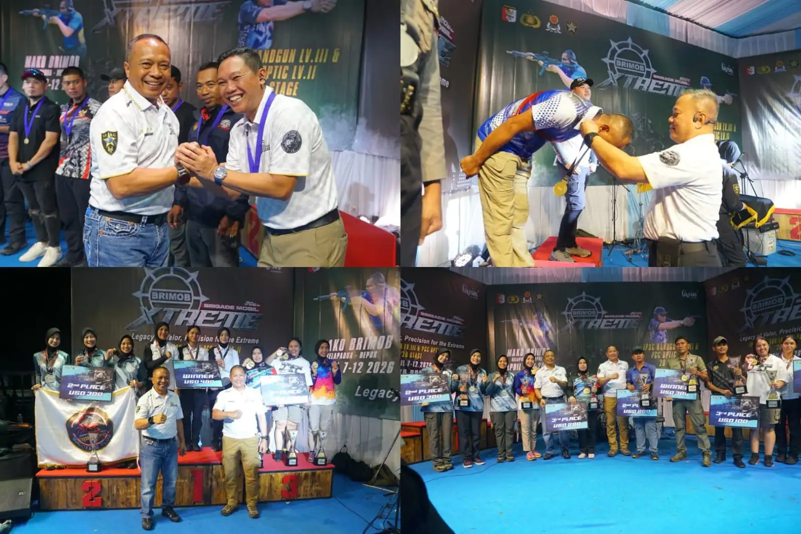 Brimob Xtreme 2026 Ditutup, 475 Penembak dari 4 Negara Tampil Sengit di Depok, Indonesia Dominasi Sejumlah Kategori