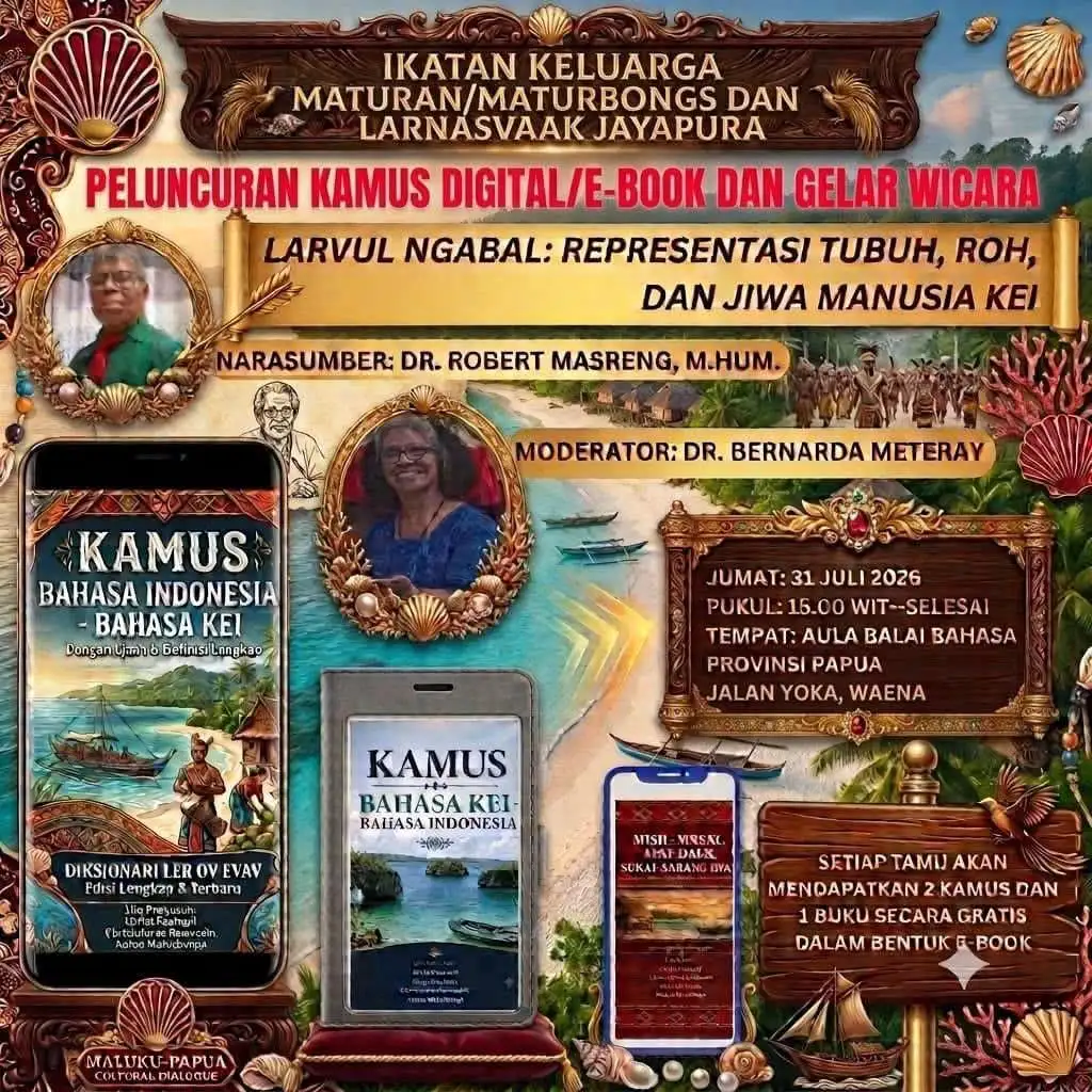 Kamus Digital Bahasa Kei Resmi Diluncurkan, Tonggak Baru Pelestarian Budaya Maluku Tenggara