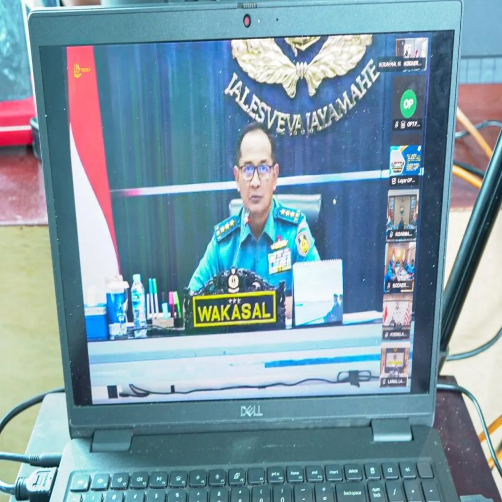 Komandan dan Tim Zl Kodaeral lX Ikuti Pengarahan Ketua Tim Pelaksana Reformasi Birokrasi TNI AL