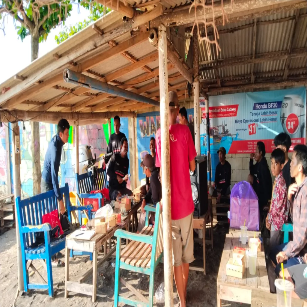 Demo Serta Sosialisasi Mesin Honda BF20 4 Tak Ideal Untuk Jenis Perahu