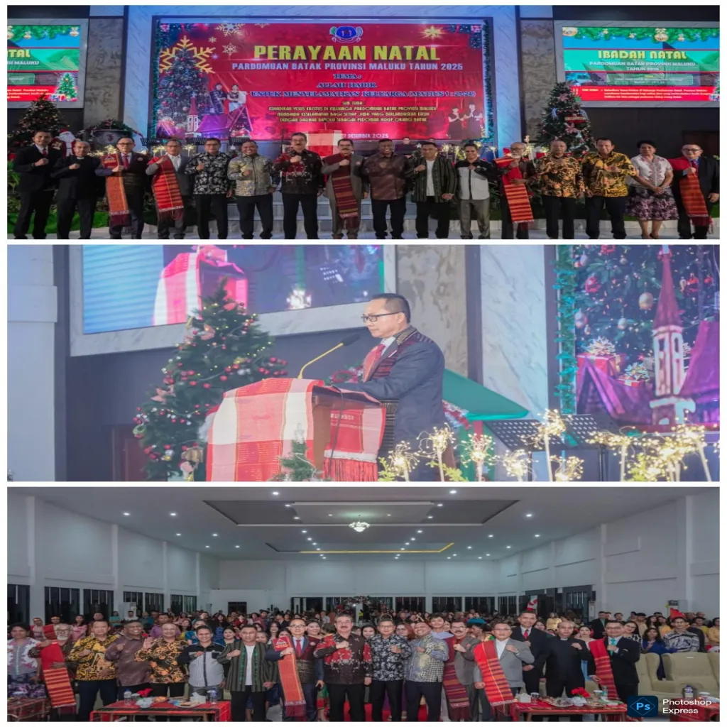 Pardomuan Batak Maluku Gelar Perayaan Natal Meriah di Ambon