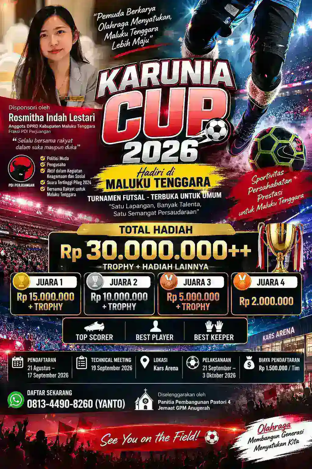 KARUNIA CUP 2026 HADIR DI Maluku Tenggara