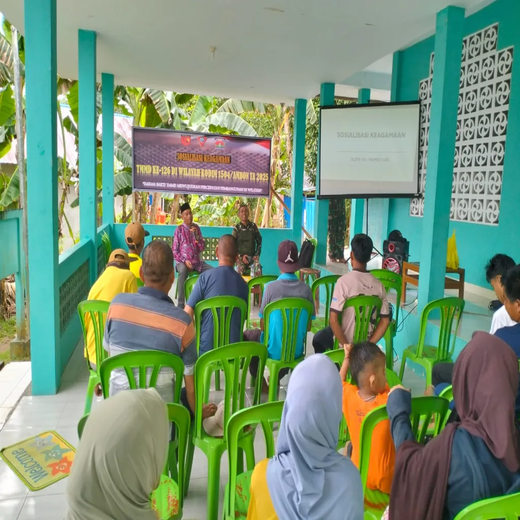 Sinergi Dengan Kemenag, TMMD Ke-126 Kodim Ambon, Titik Beratkan Pembangunan Religius
