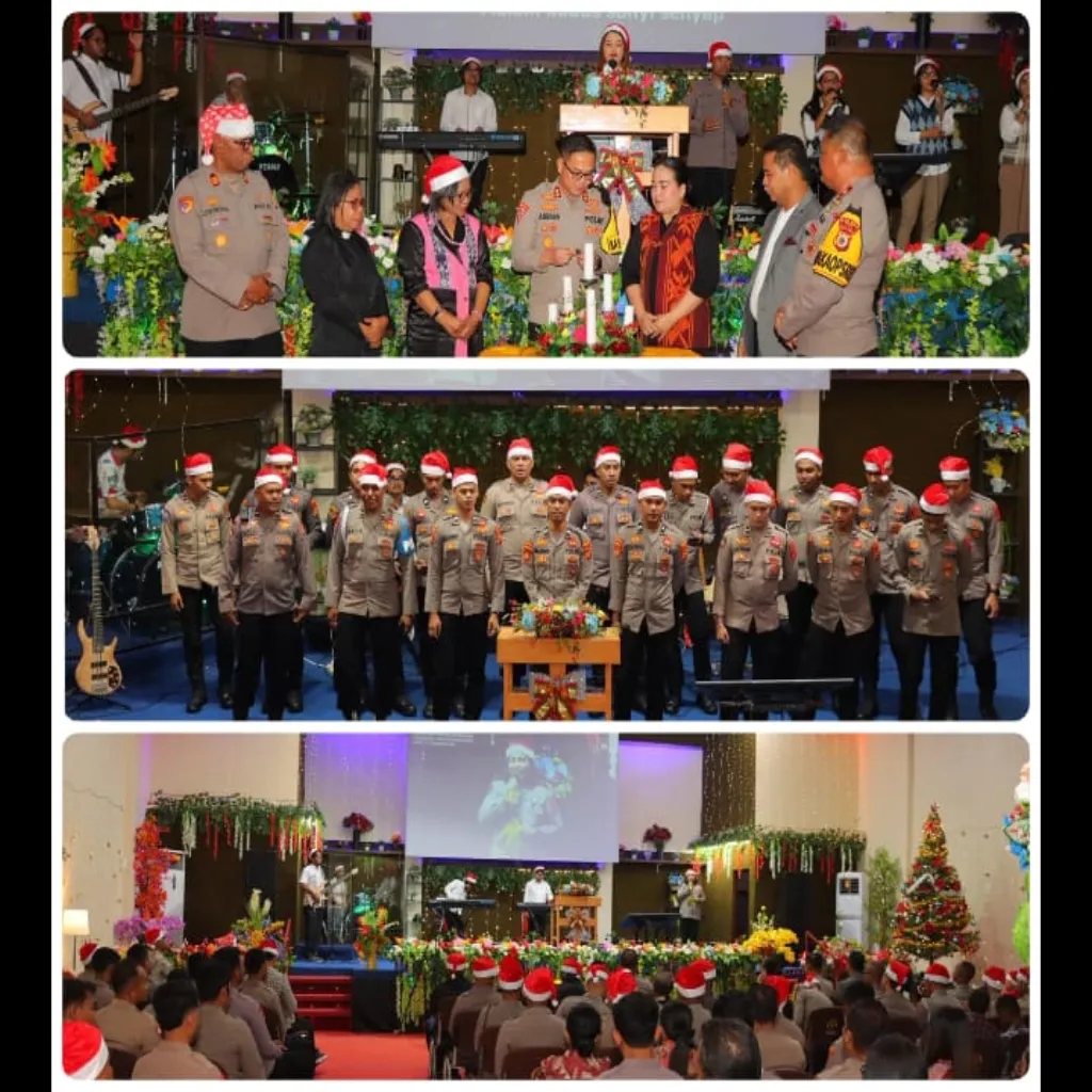 Polres Tual Gelar Perayaan Natal Bersama 2025, Perkuat Spirit Pelayanan untuk Indonesia Maju
