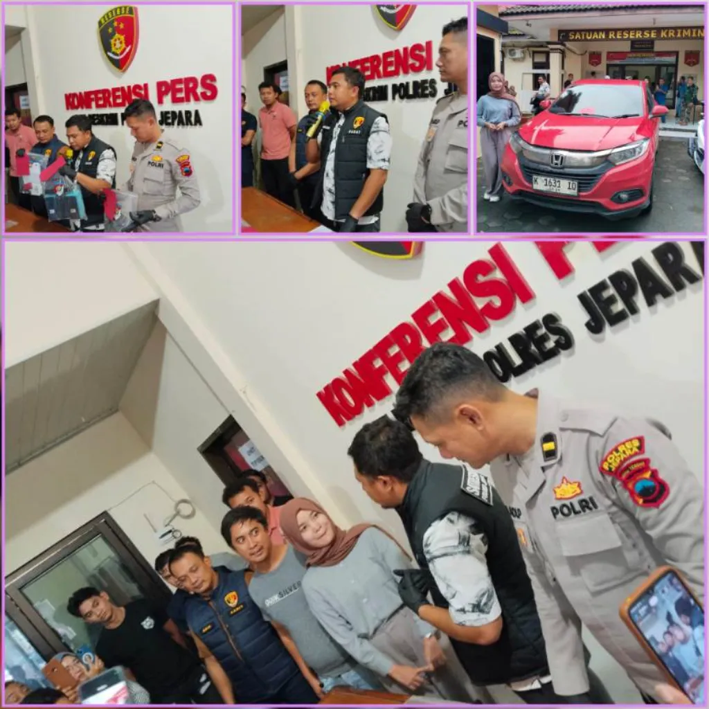 Maling Gondol Mobil di Jepara, Kurang dari 24 Jam Diringkus Polisi