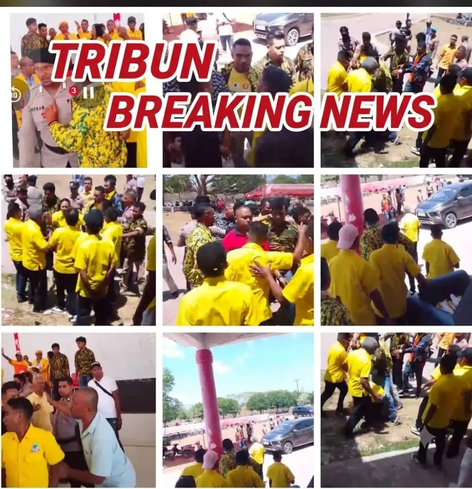 PALU KEPUTUSAN JATUHKAN ODIE ORNO, MUSDA GOLKAR MBD DI GEDUNG SERBAGUNA TIAKUR BERAKHIR RICUH