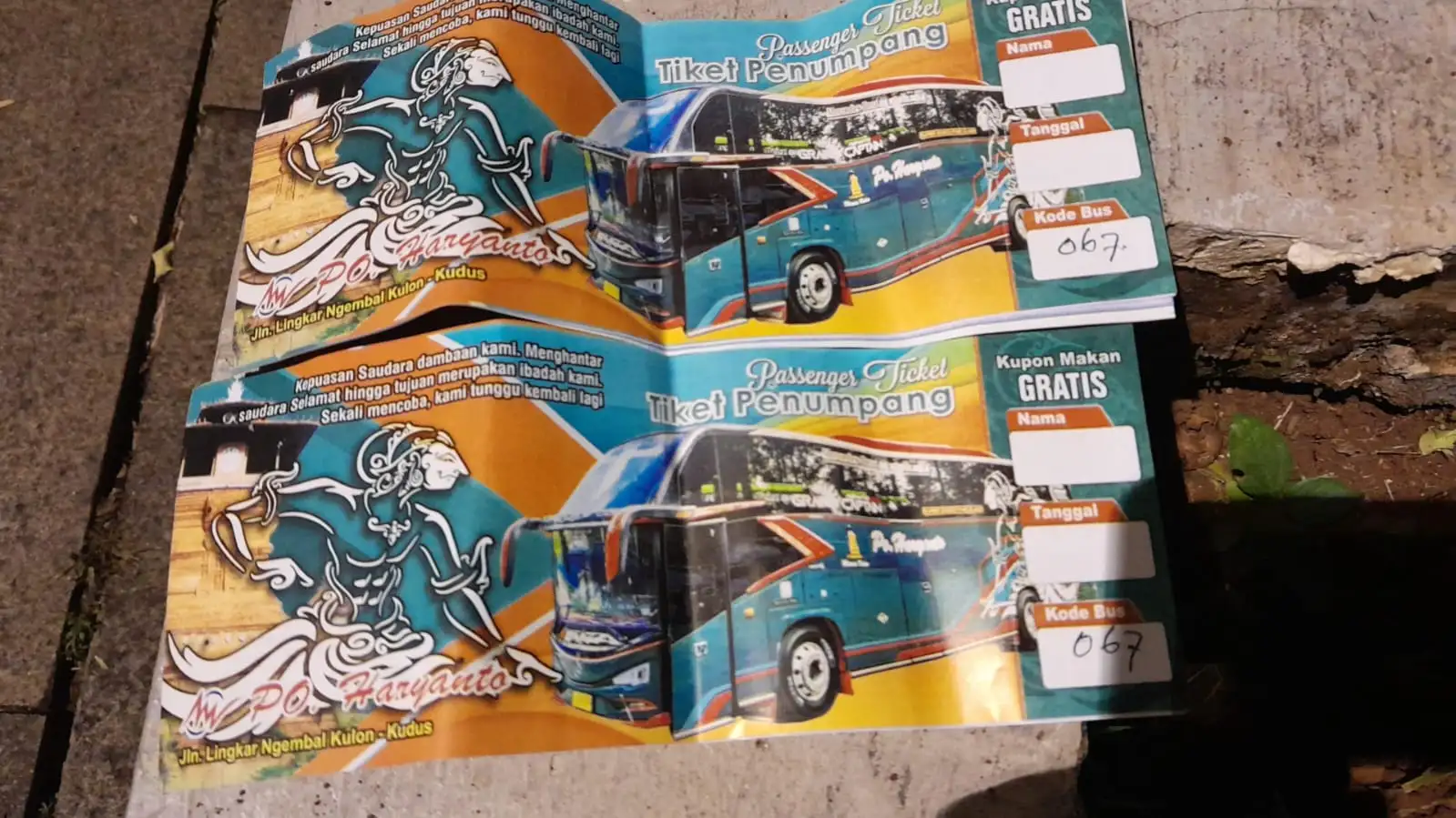 Penumpang Dari Pati  Kayen Bis PO Hariyanto Ketinggalan Barang