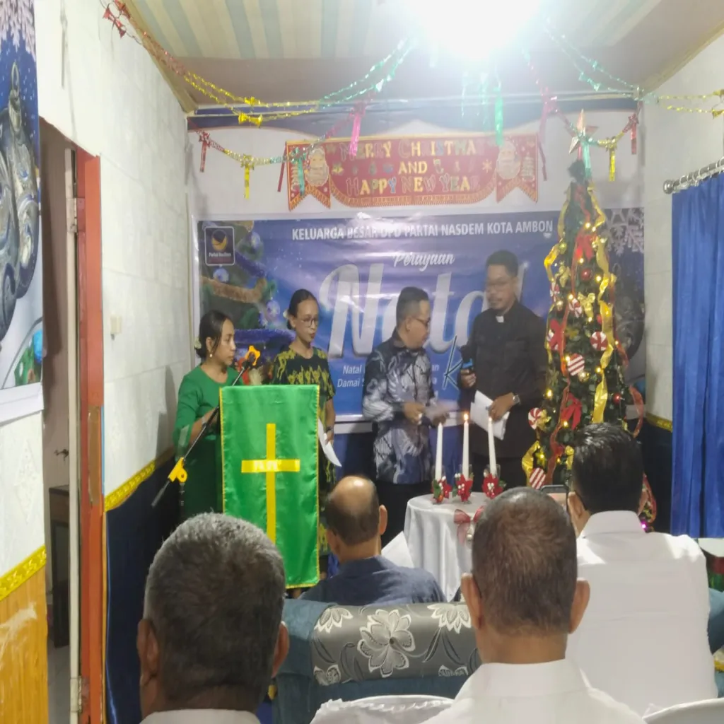 Perayaan Natal Keluarga Besar DPD Partai Nasdem Jadi Pesan Mendalam Tentang Kesatuan Dan Pengorbanan Bagi Seluruh Kader.