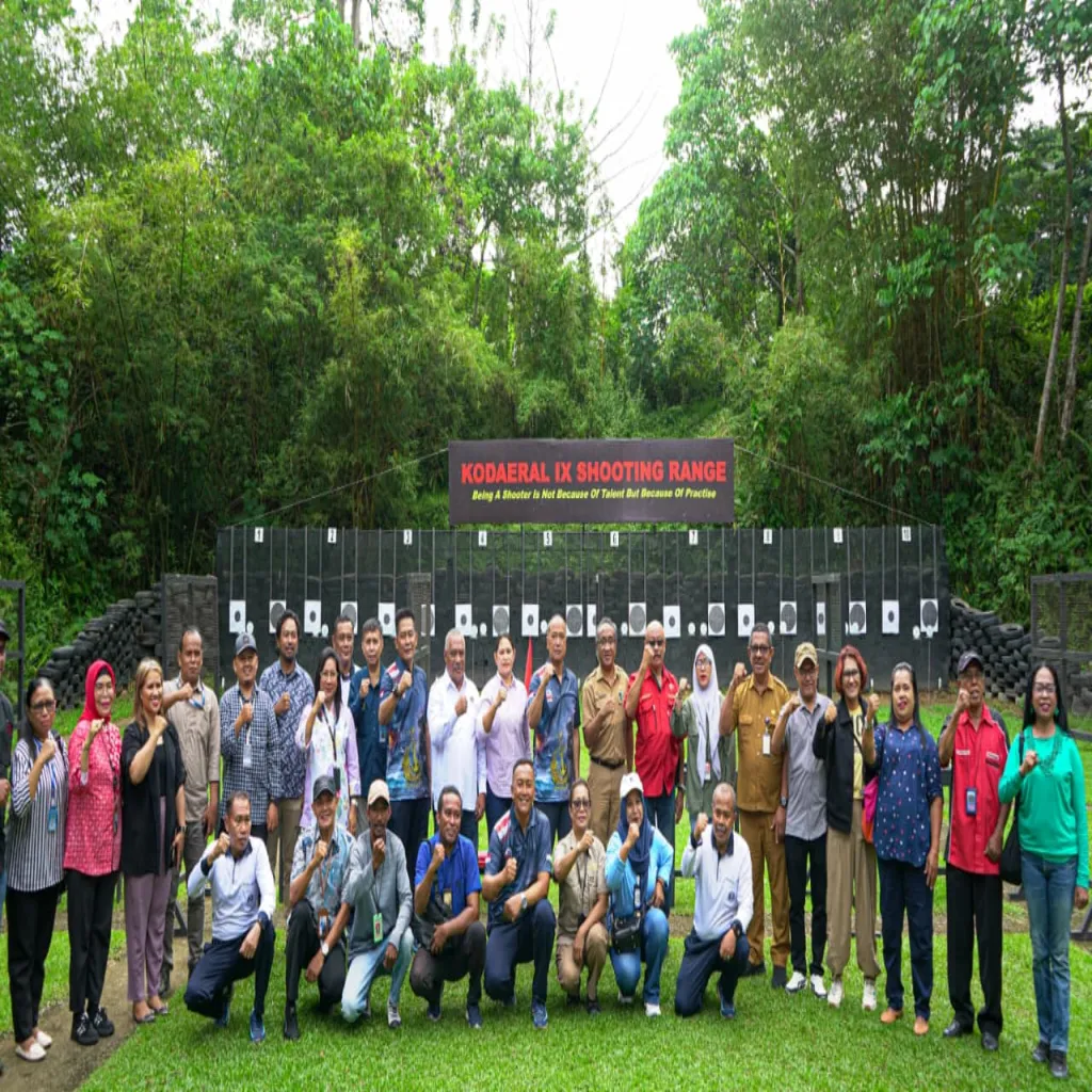 Pererat Silaturahmi, Dankodaeral IX Gelar Fun Shooting Media Gathering Bersama Insan Pers Ambon