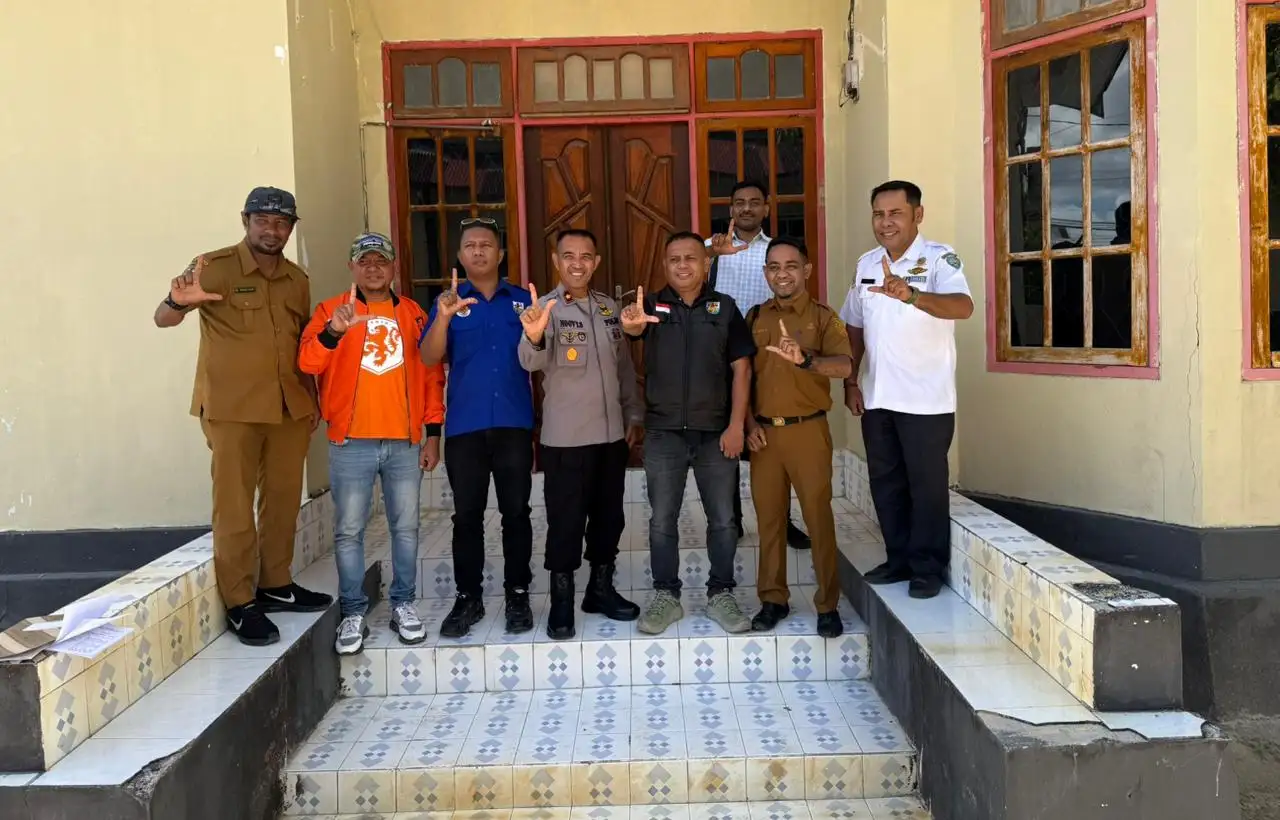 Jelang Piala Dunia,Polisi dan Suporter Kompak Jaga Kedamaian di Tual Malra
