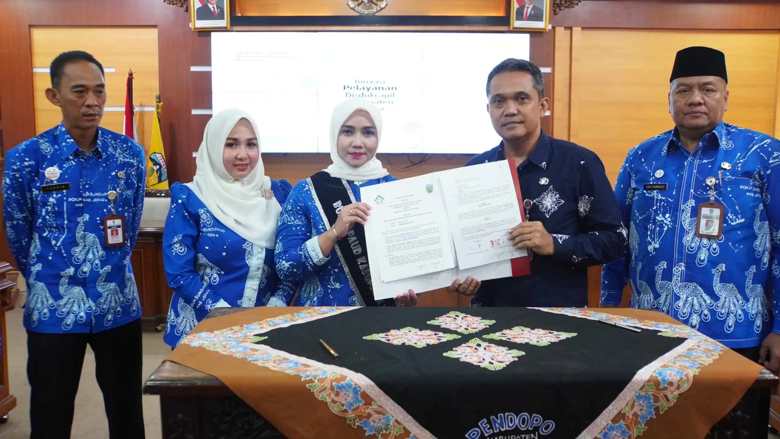 Rakor Bunda PAUD Jepara Gandeng Disdukcapil, Perkuat Tertib Administrasi Kependudukan