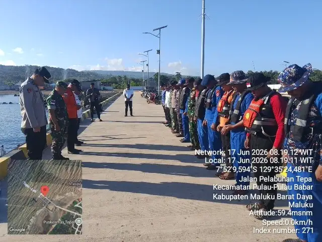 Update Ops H6 tenggelamnya Speed Boat berpenumpang 10 orang di sekitar perairan Pulau Dai Kabupaten Maluku Barat Daya.