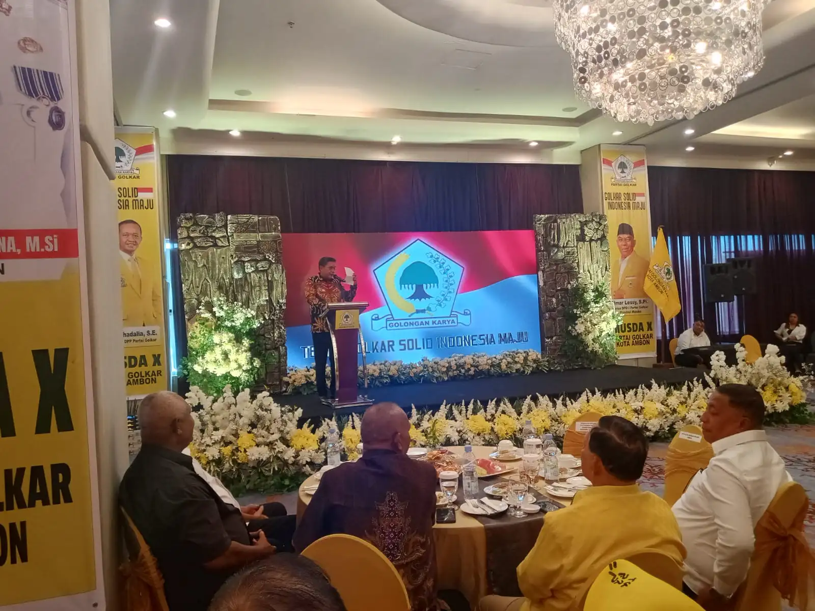 Wali Kota Bodewin Tegaskan Golkar Mitra Strategis Bangun Ambon di Musda ke-10