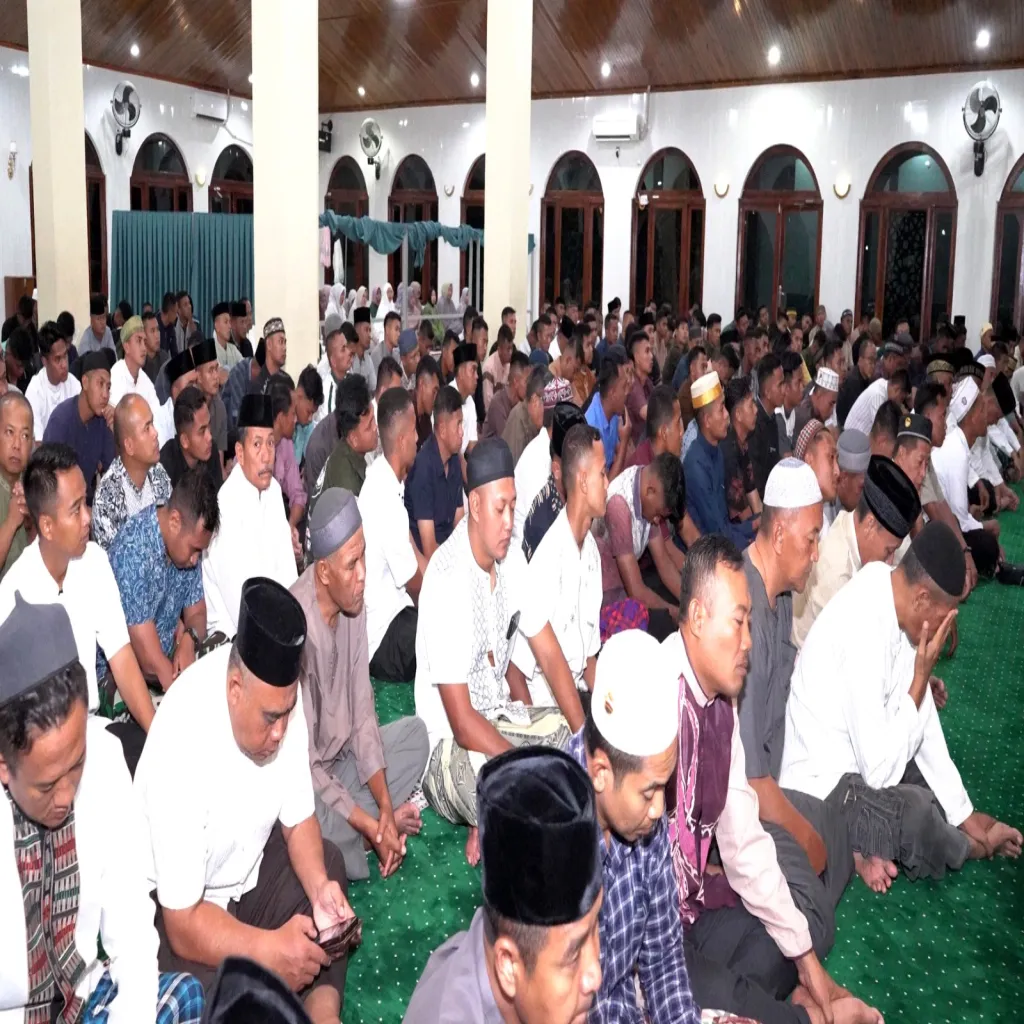 Pertebal Iman dan Taqwa, Kodaeral lX Gelar Peringatan Isra Mi’raj di Masjid Nurul Iman