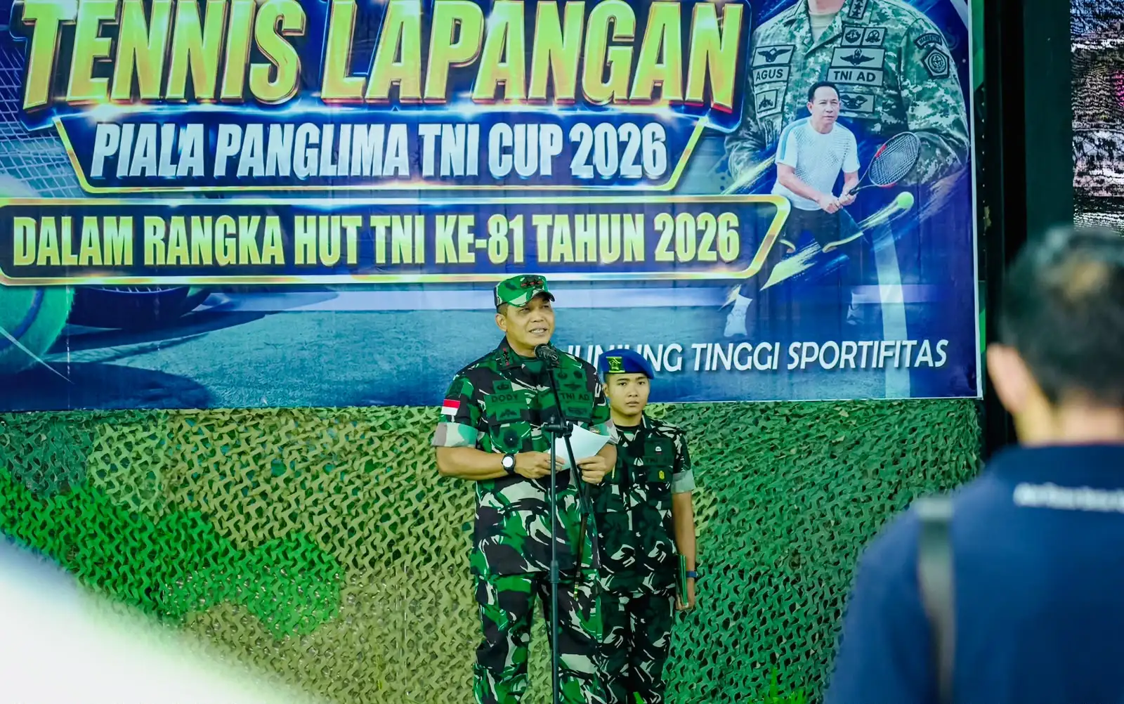 Lahirkan Bibit Juara Baru, Pangdam XV/Pattimura Buka Kejuaraan Tenis Piala Panglima TNI 2026