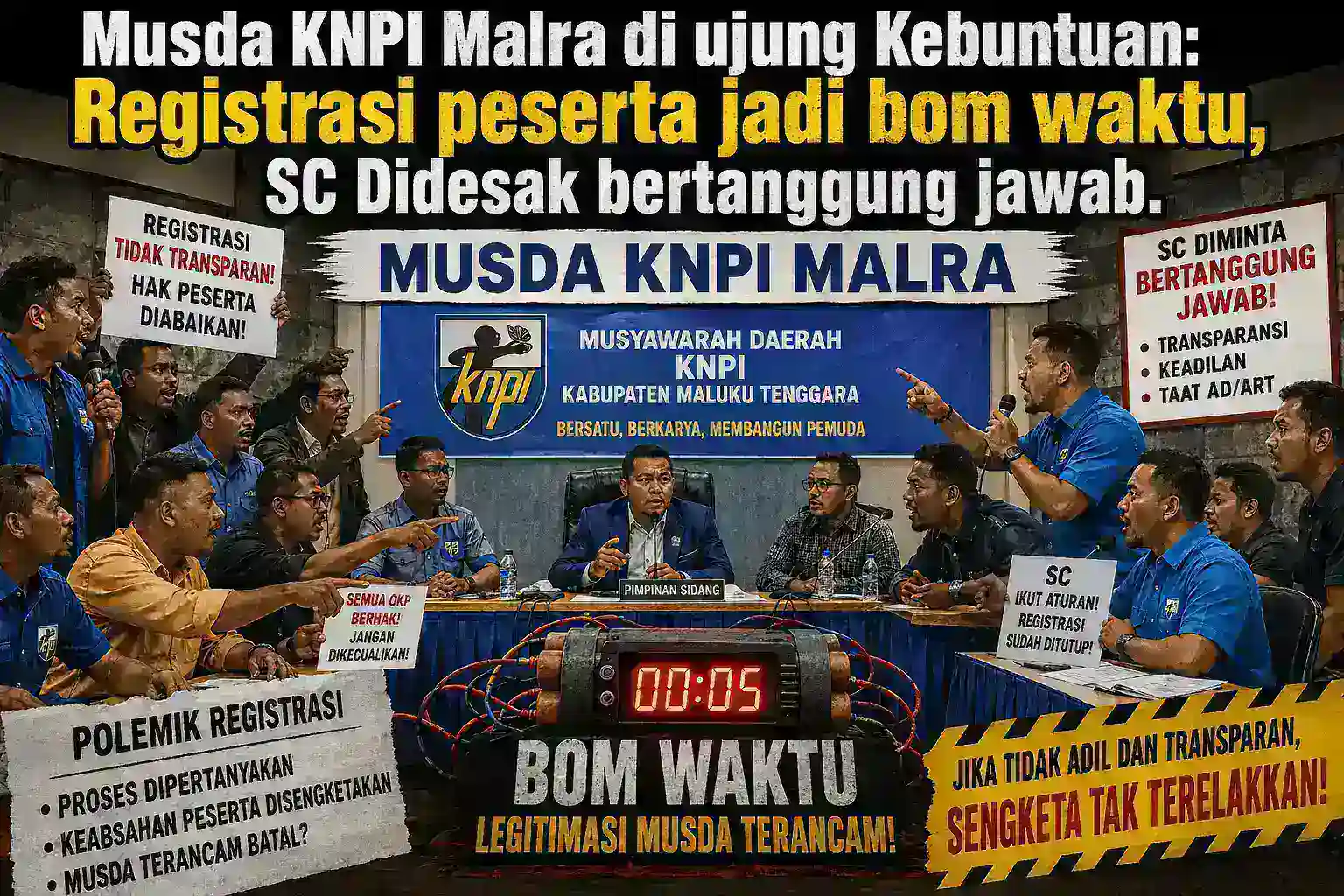 Musda KNPI Malra di Ujung Kebuntuan: Registrasi Peserta Jadi Bom Waktu, SC Didesak Bertanggung Jawab