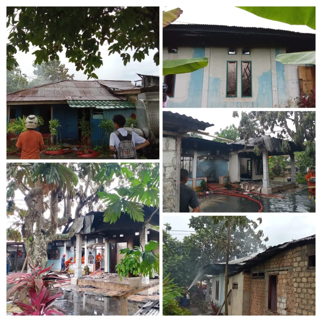 Kebakaran di Langgur, 2 Rumah dan 1 Kos-Kosan Ludes: Ibu dan Anak-anak Berhamburan Selamatkan Diri.