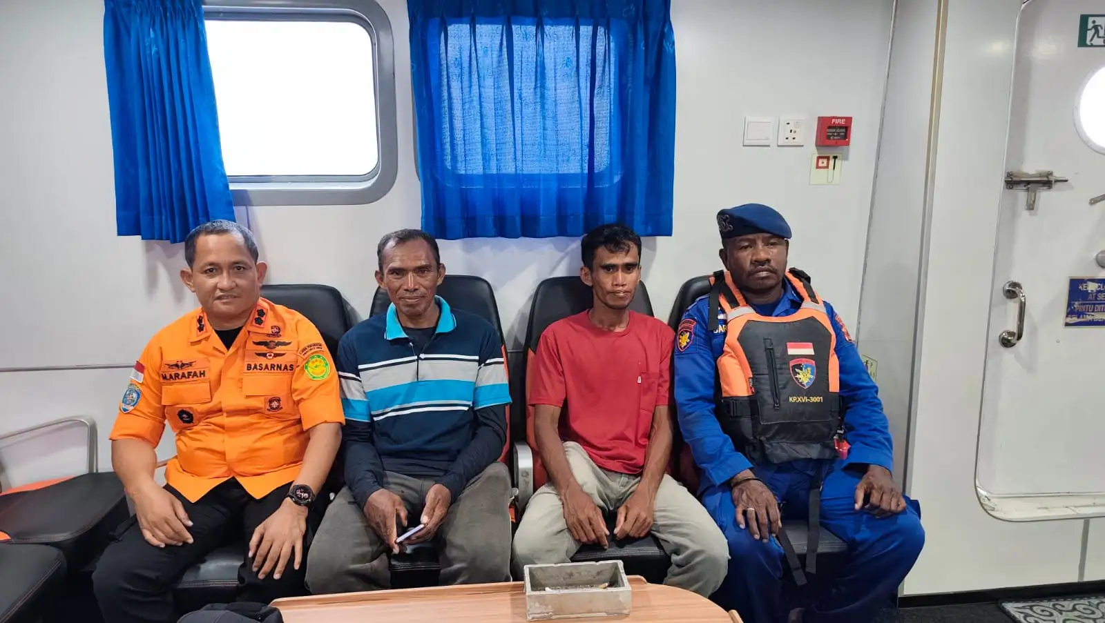 Alami mati mesin dan hanyut beberapa hari, dua orang nelayan asal Sulawesi Tenggara berhasil dievakuasi Tim SAR Gabungan