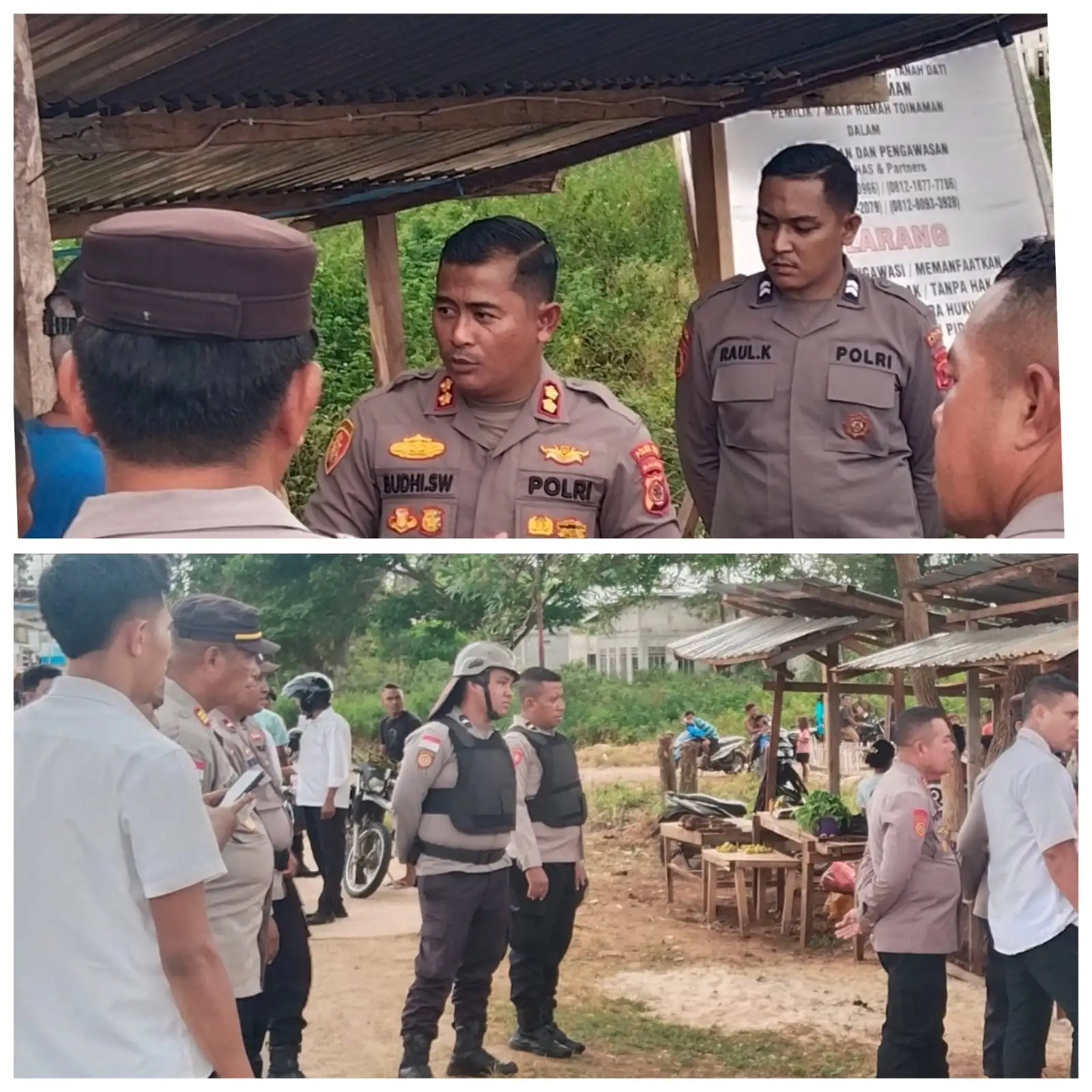 KEPALA DESA KAIWATU APRESIASI RESPON CEPAT KAPOLRES MALUKU BARAT DAYA DALAM MENANGANI KESALAHPAHAMAN WARGA